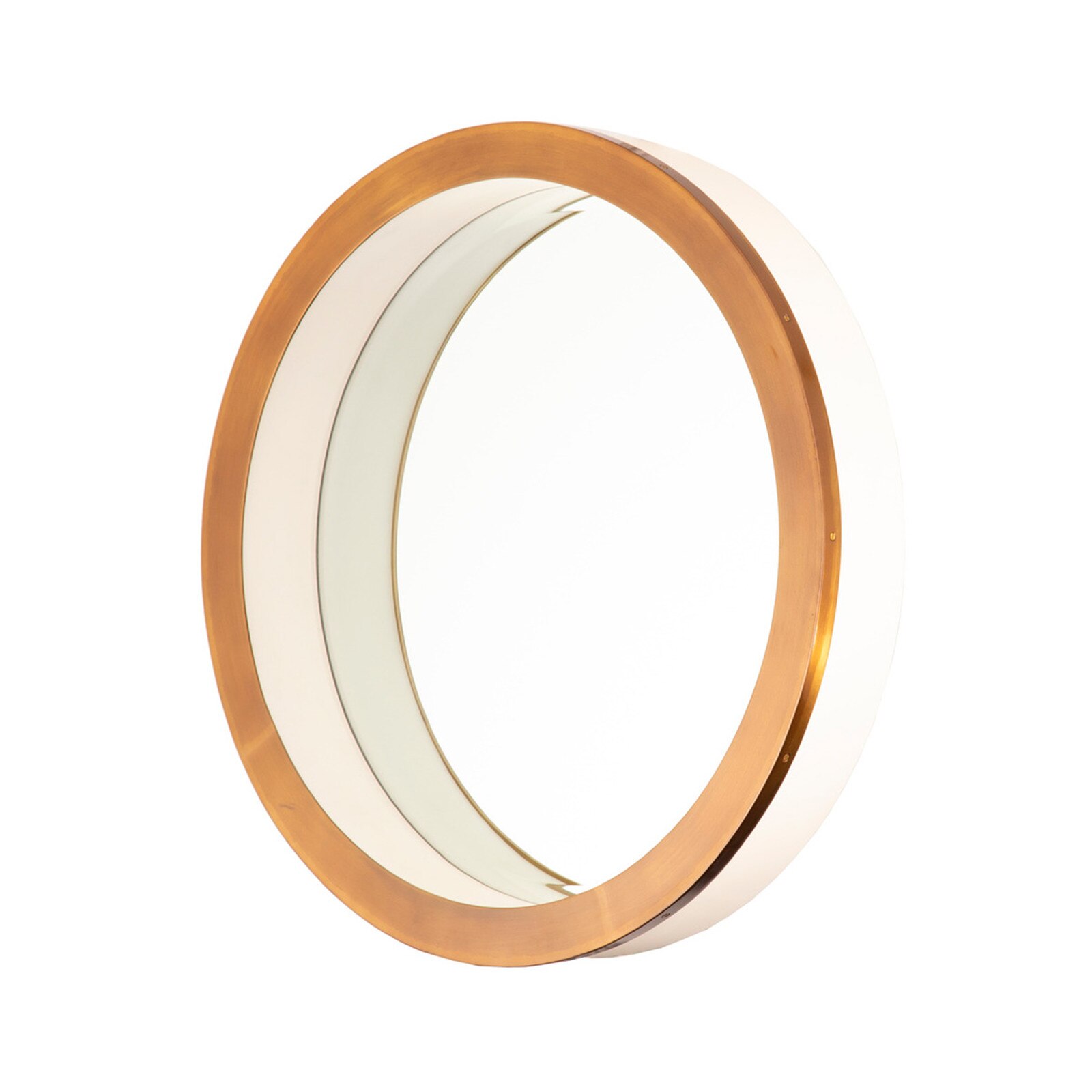 Alden Parkes Canberra Acacia Wood Wall Mirror - Parchment