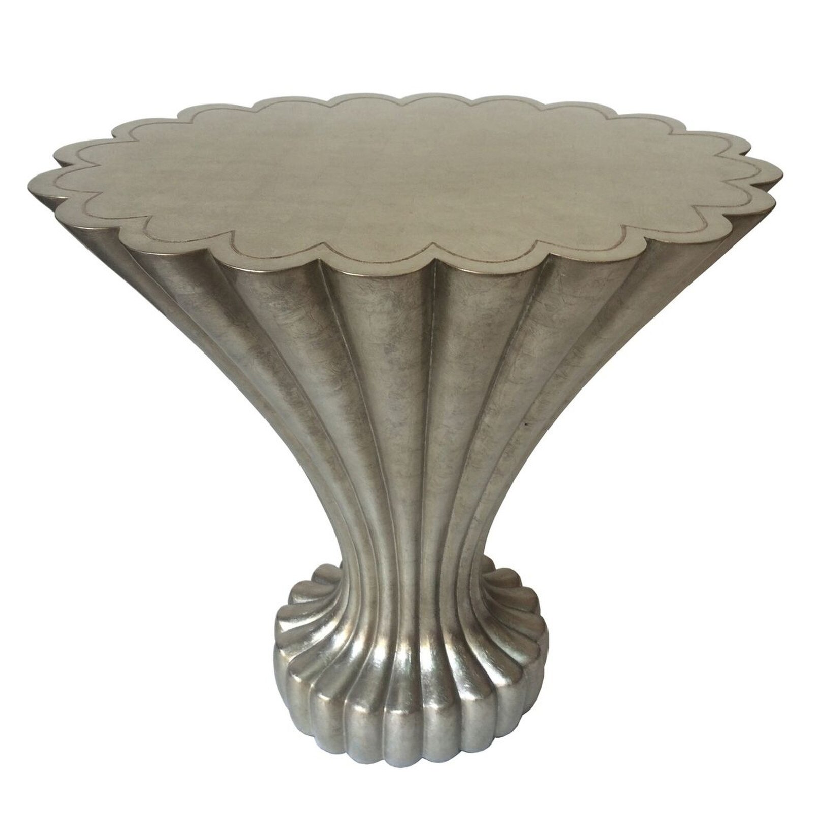 Alden Parkes Scalloped Accent Table