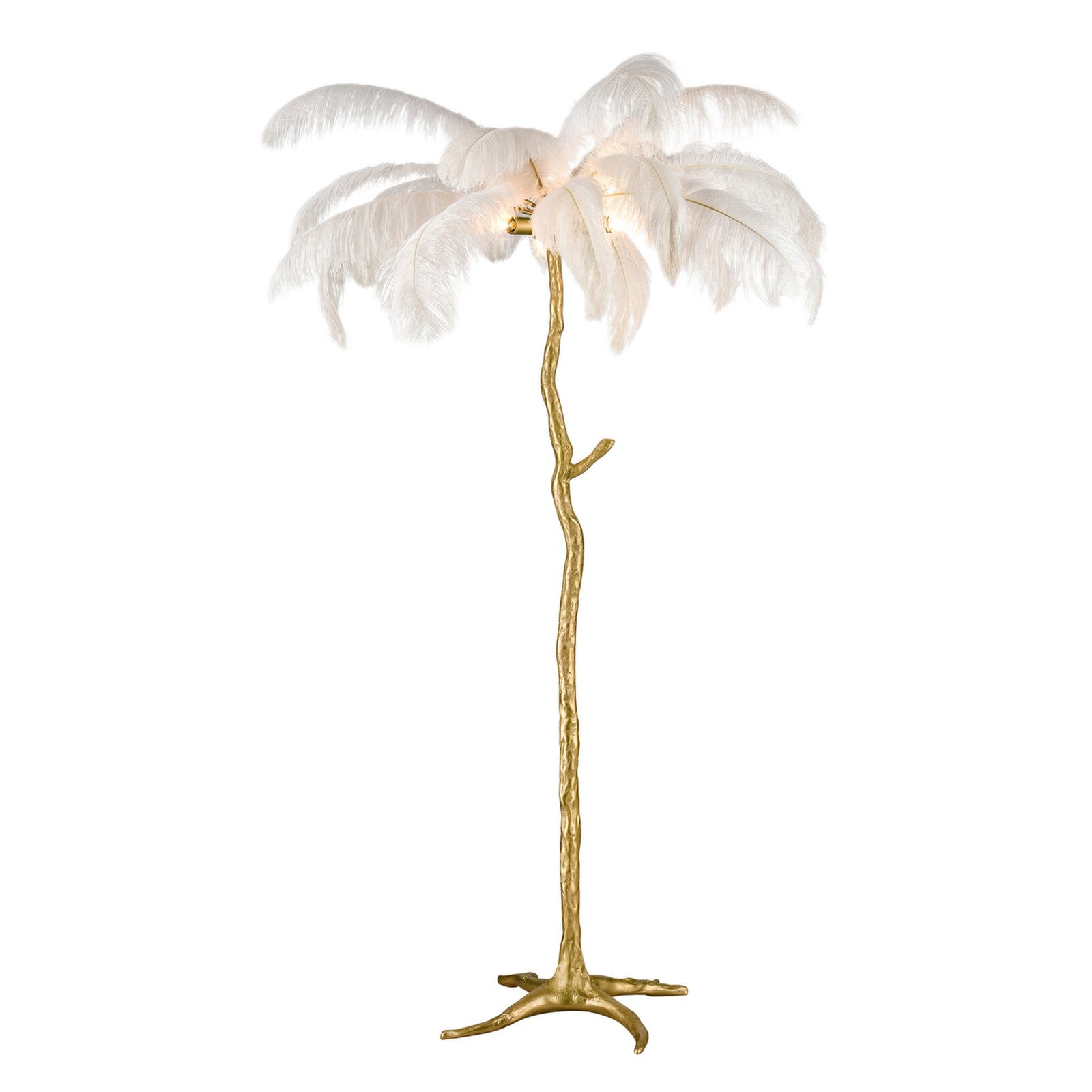 Atlas ATL-PL11198-GD 3-Light Moorea Floor Lamp - Gold