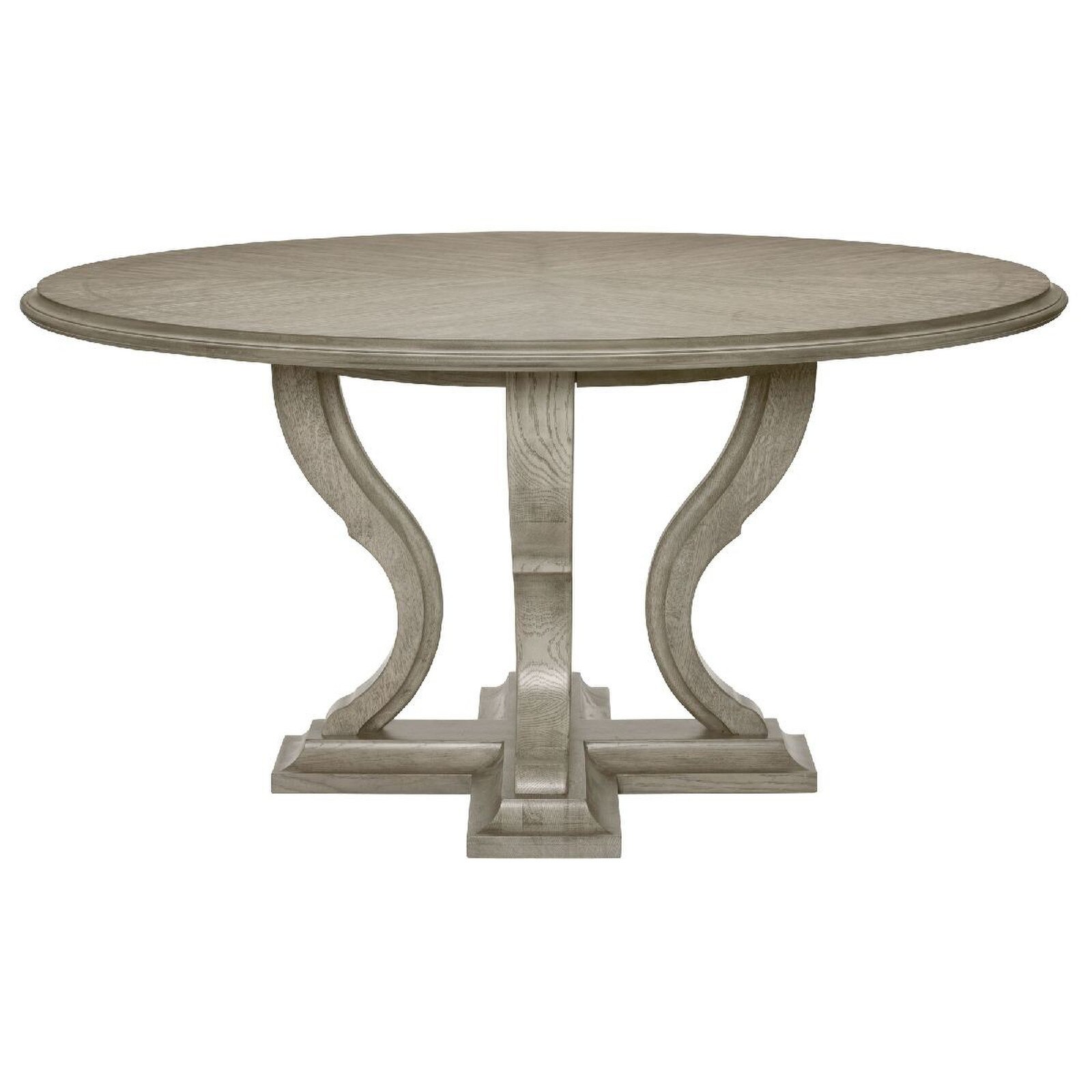 Bernhardt Marquesa Round White Oak Veneer Dining Table