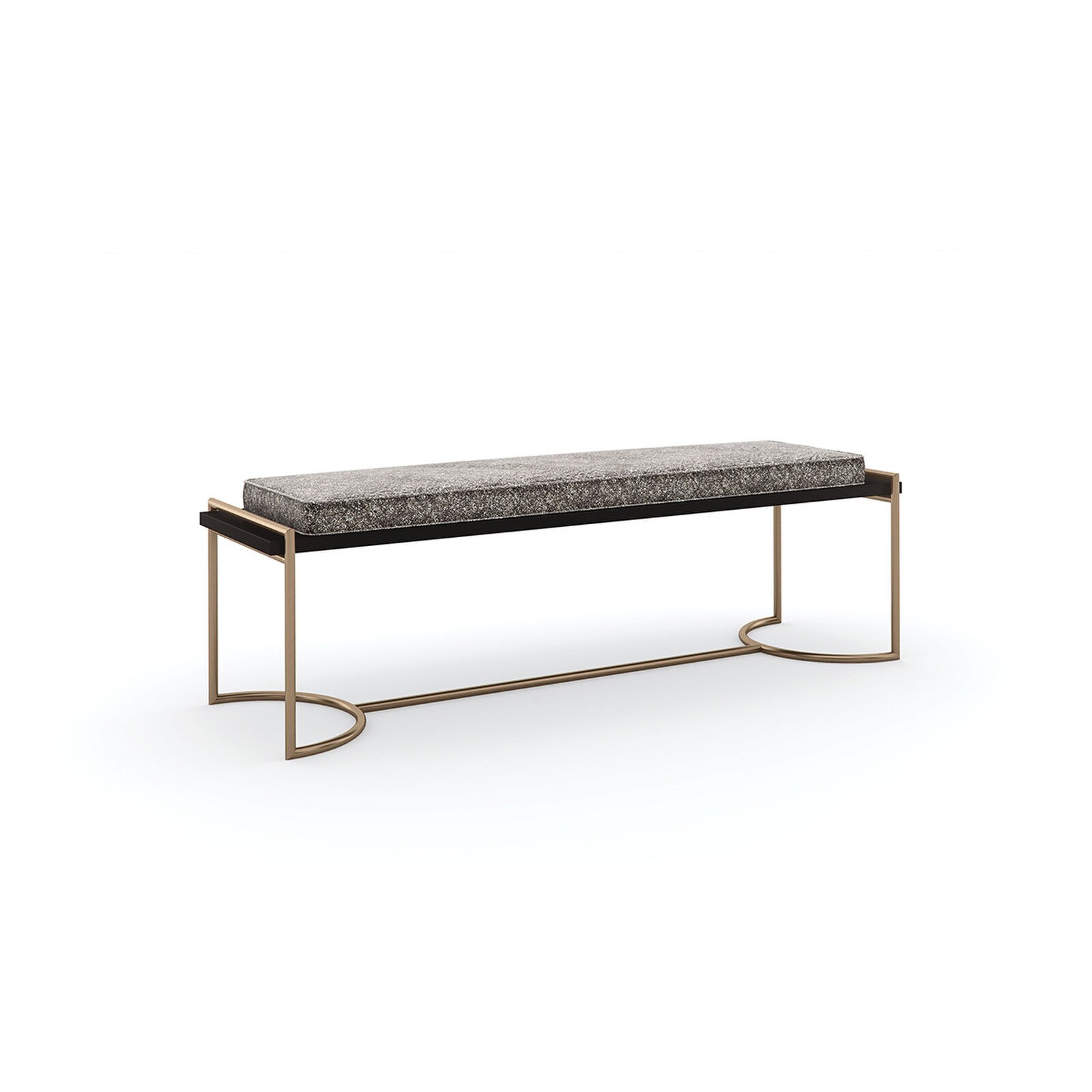19" Caracole Slim Line Metal Bedroom Bench