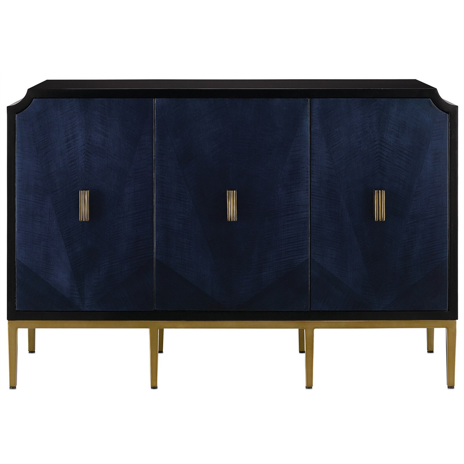 Currey and Company Kallista Iron Accent Cabinet