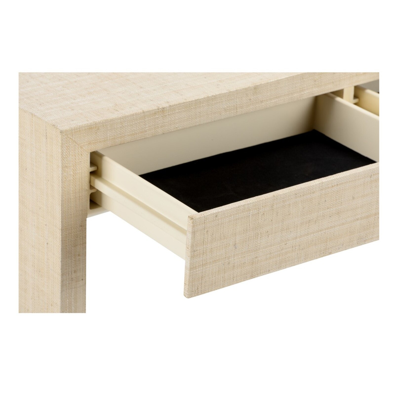 Chelsea House Drop Zone Raffia Console Table