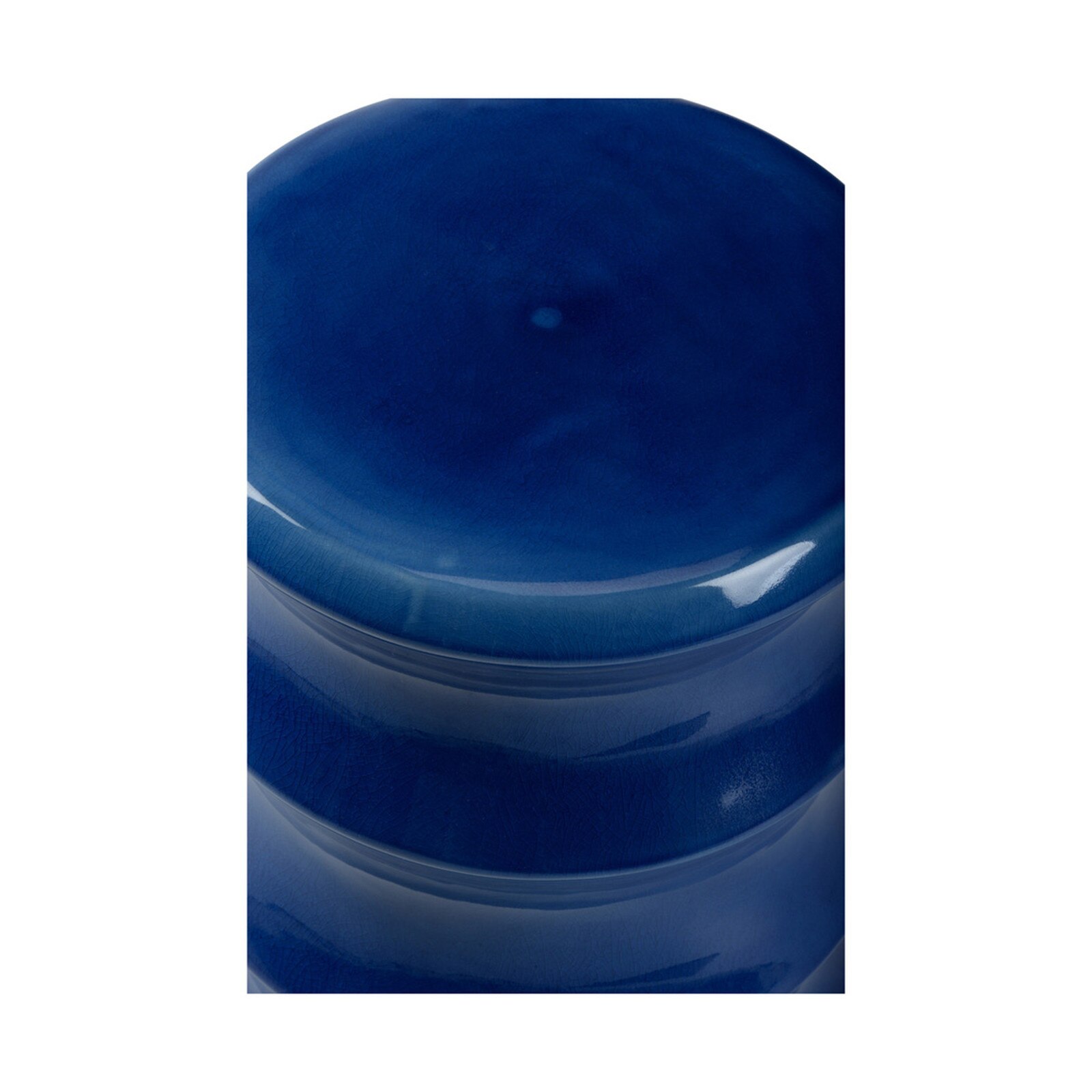 20" Chelsea House Shelbourne Blue Ceramic Garden Side Table