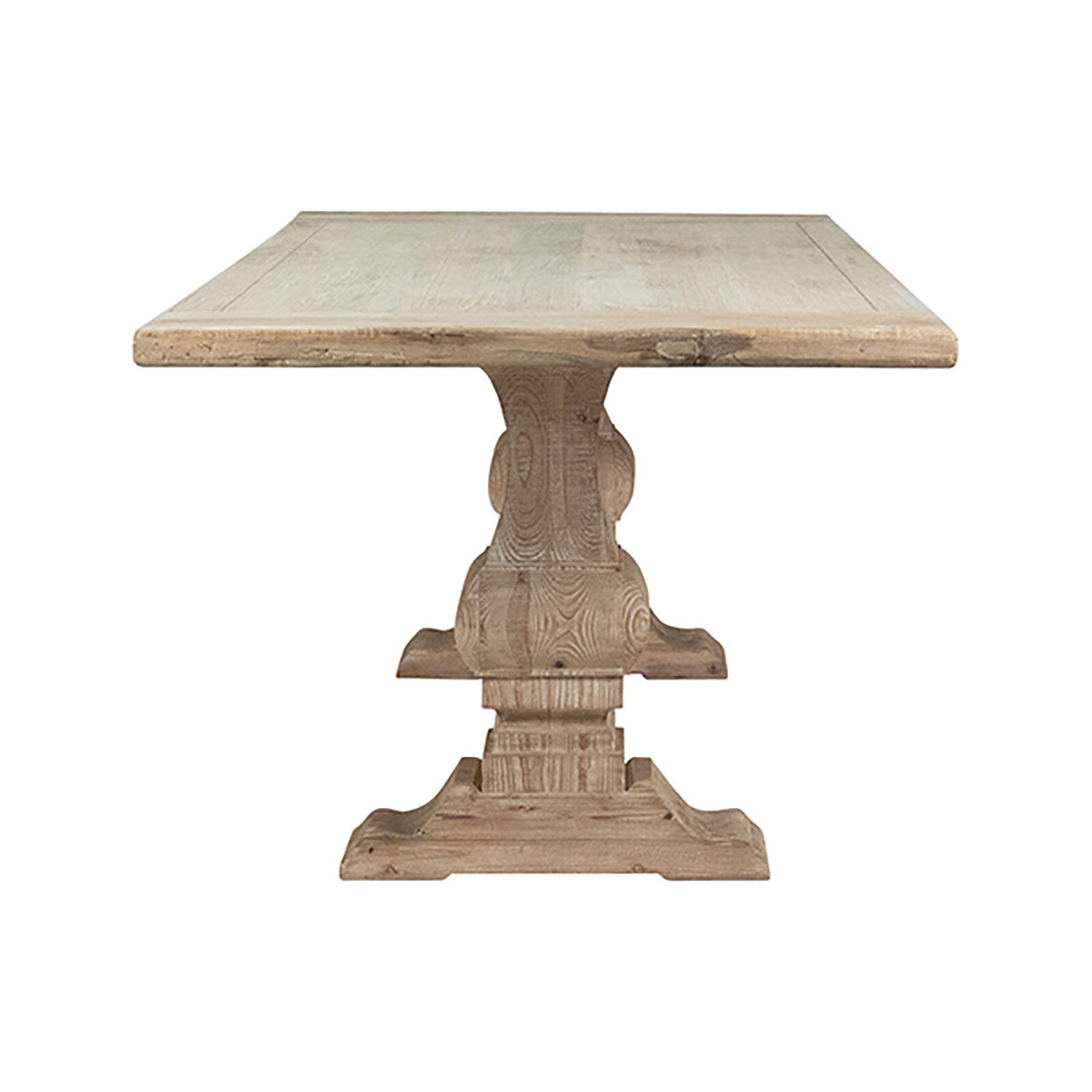 30" Dovetail Furniture Montecito Pine Wood Dining Table