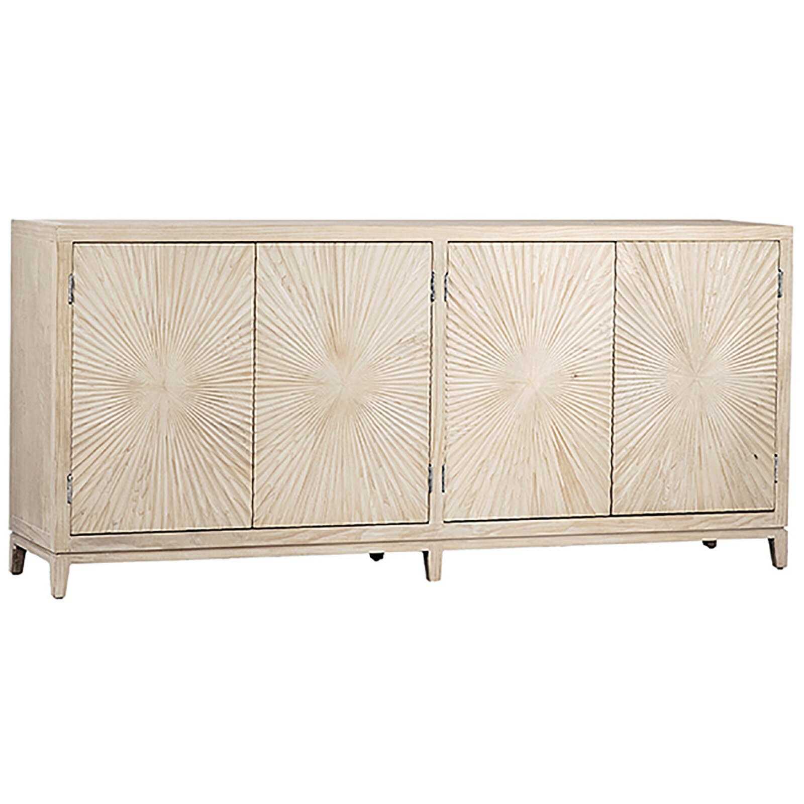 36" Dovetail Furniture Melrose Pine Wood Sideboard