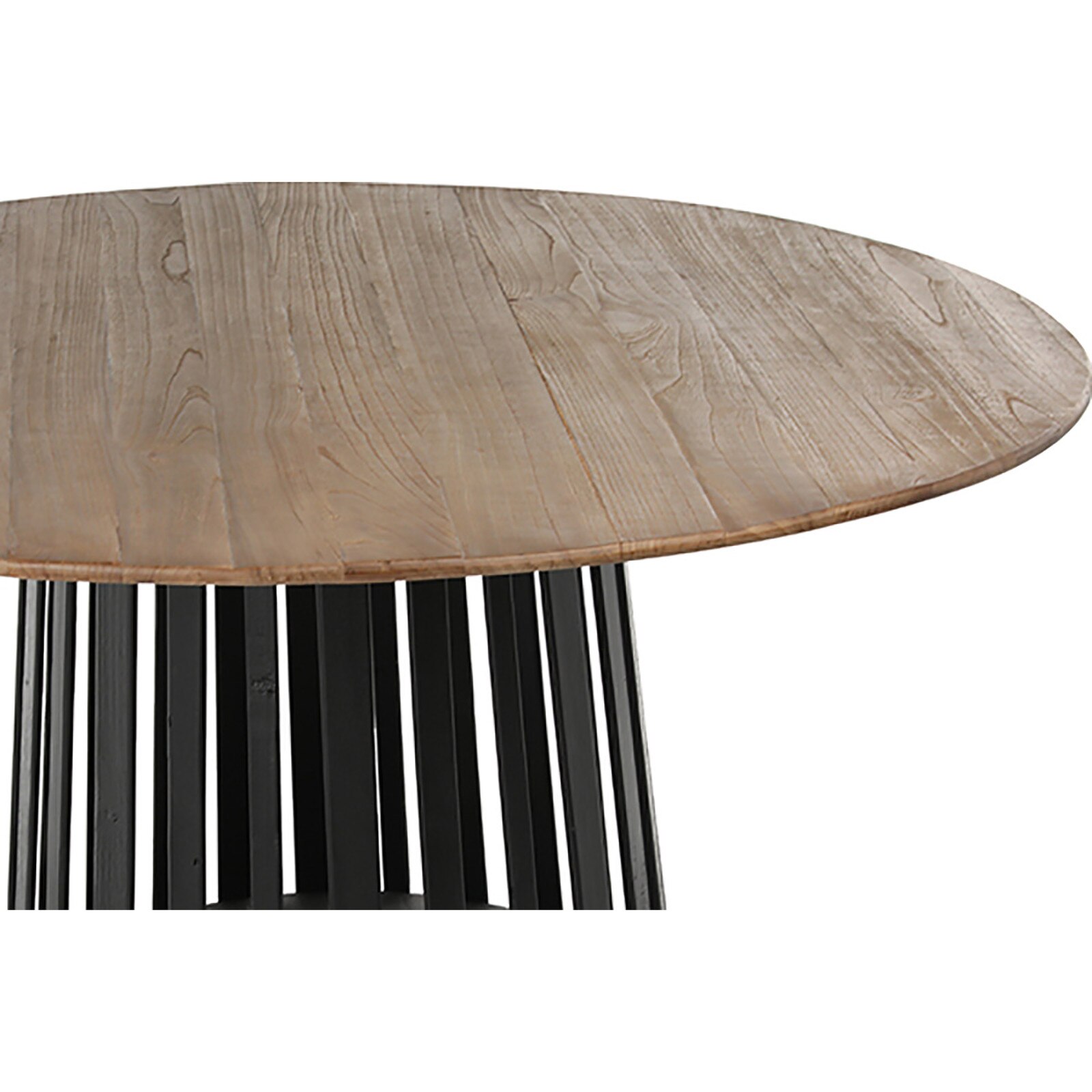 30" Dovetail Furniture Isabel Round Teak Wood Dining Table