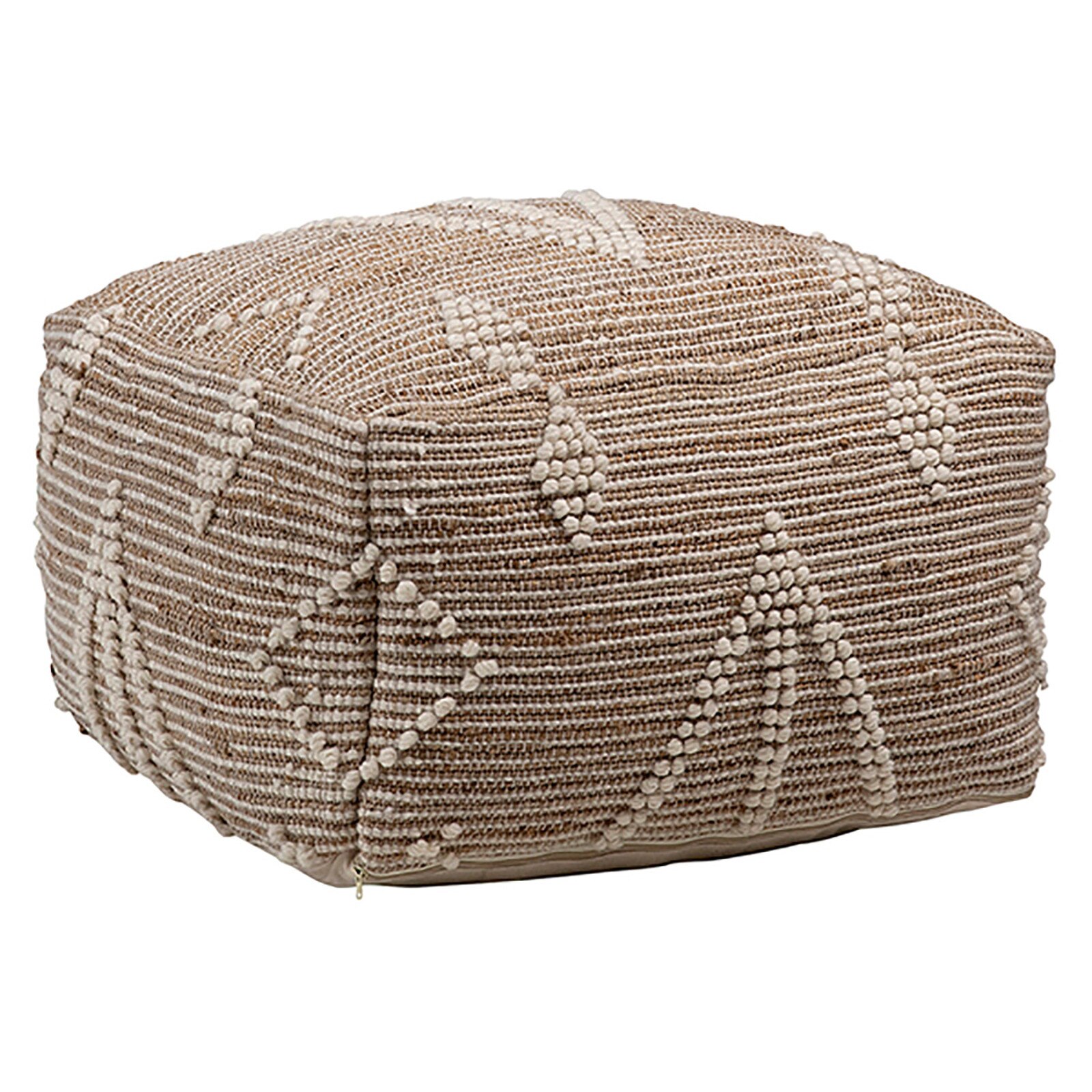 17" Dovetail Furniture Eliora Wool Ottoman