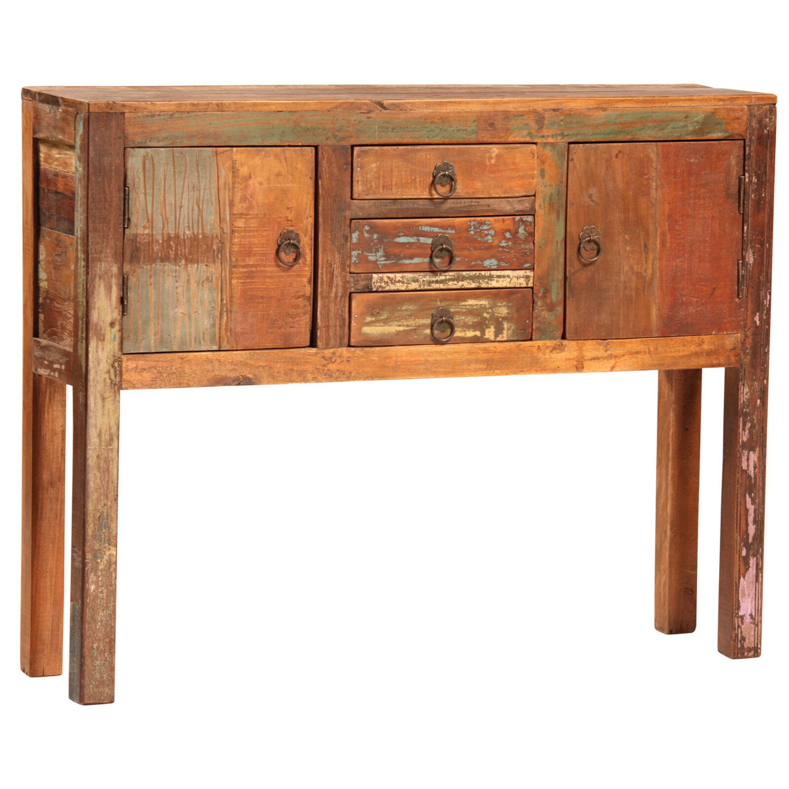 31" Dovetail Furniture Nantucket Small Hardwood Console Table