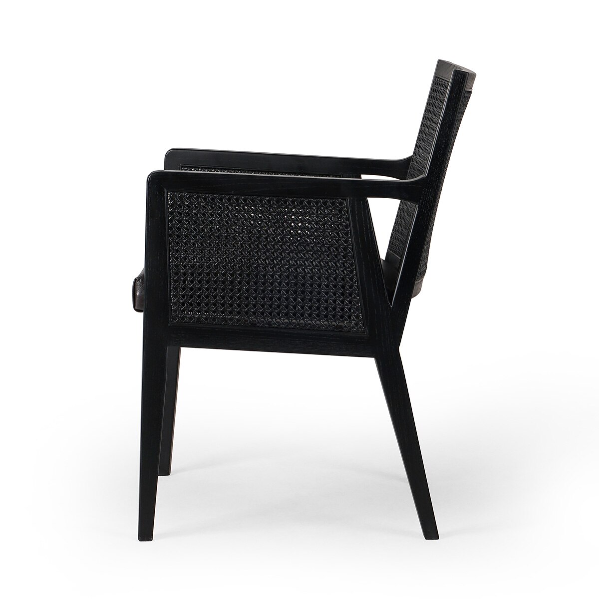 Four hands cane dining chair online