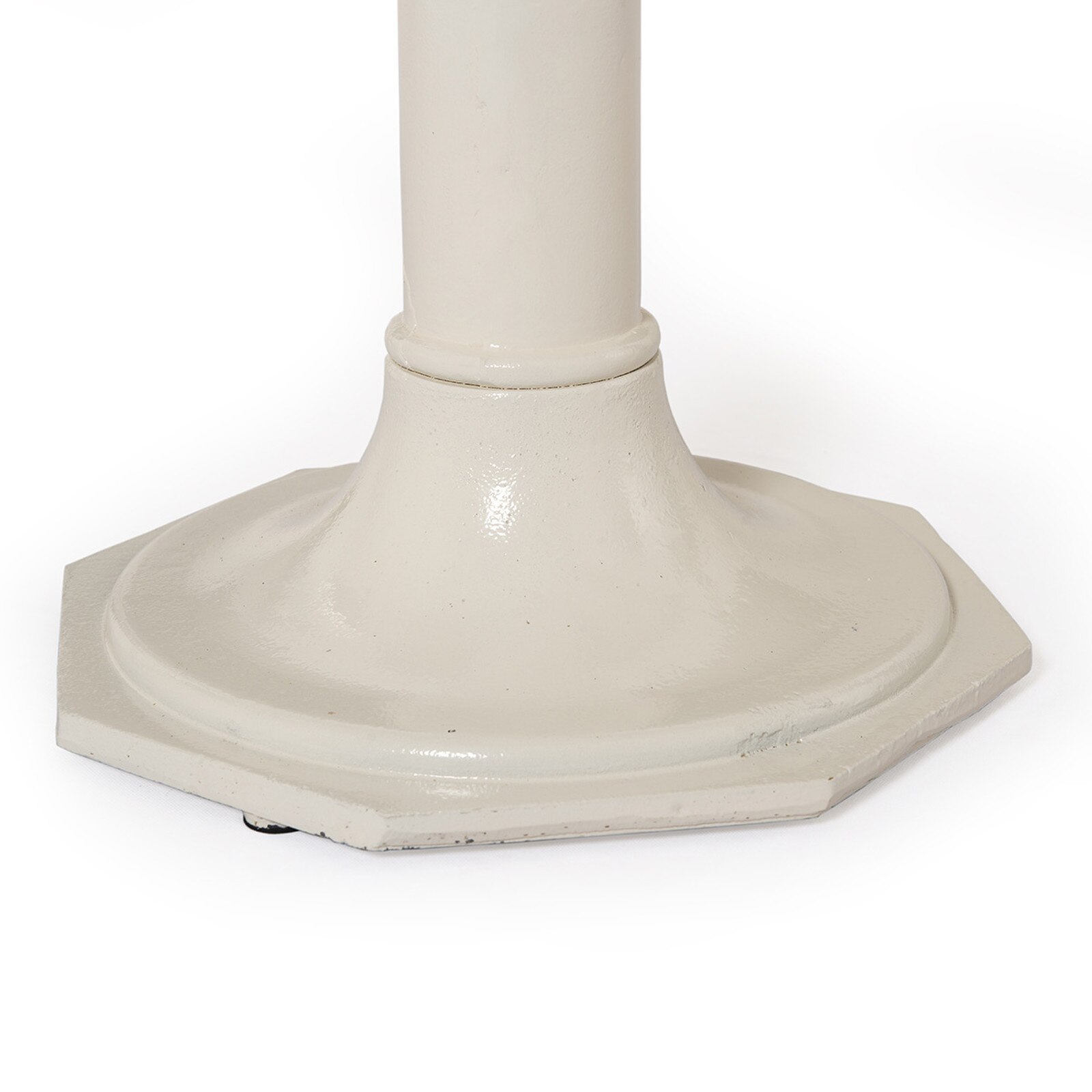 27" Four Hands Lucy Cream Marble Side Table