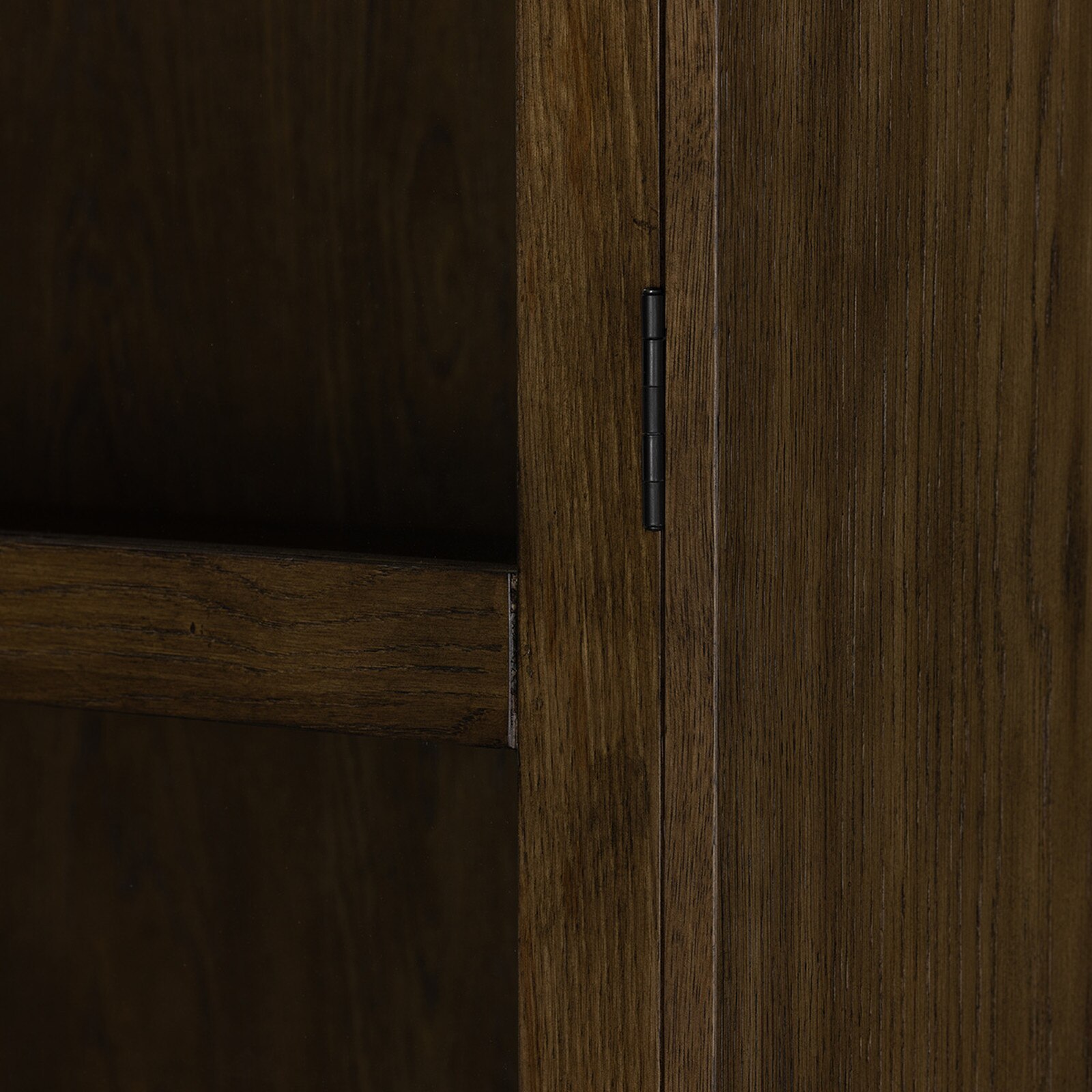 78" Four Hands Viggo Dark Hazel Oak Veneer Armoire