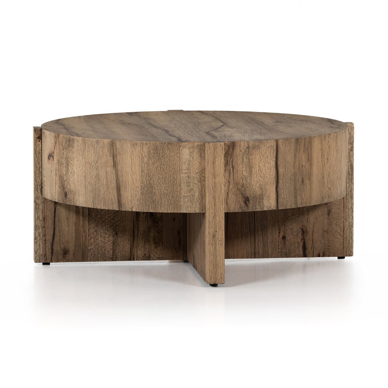 Four Hands Bingham Rustic Oak Veneer Coffee Table 1