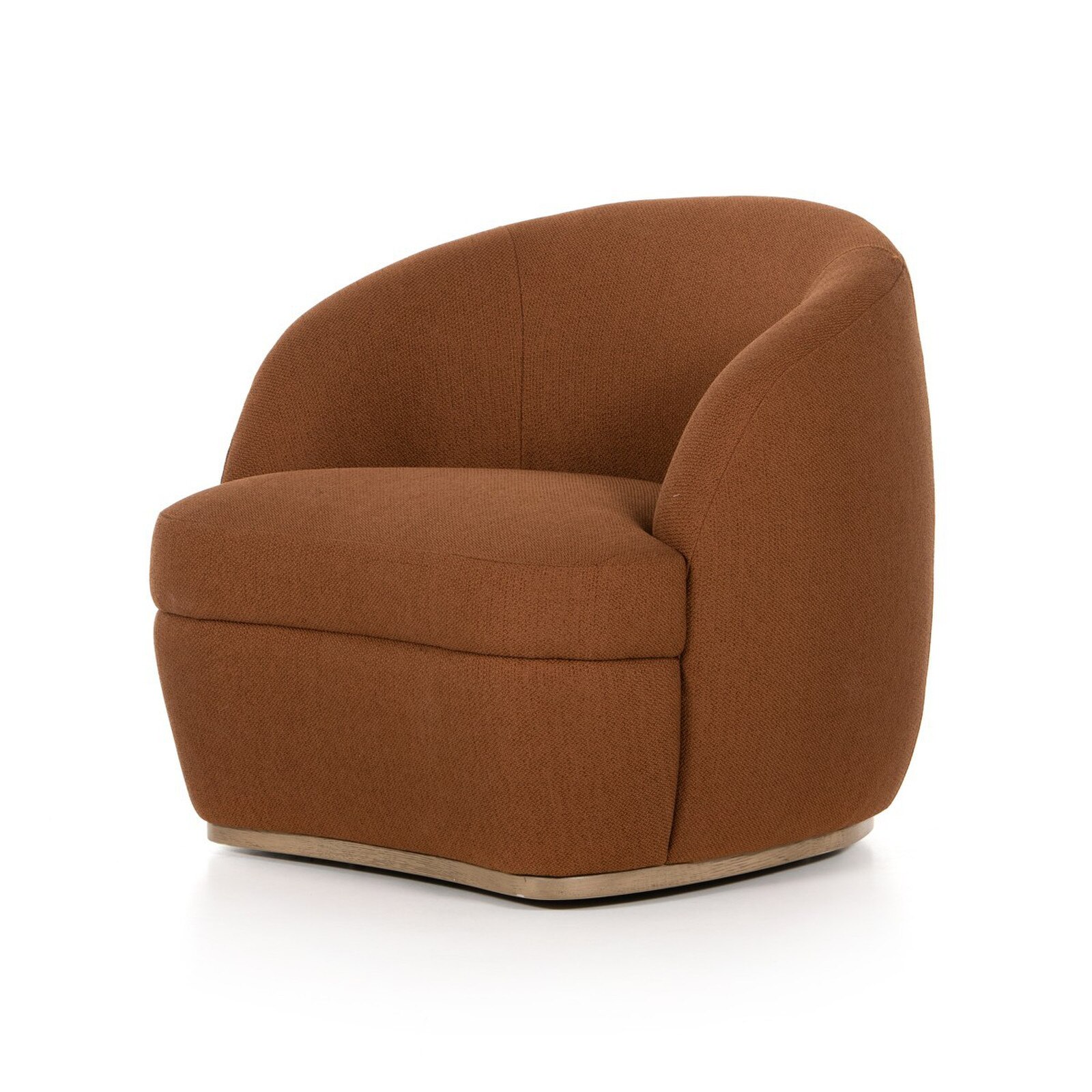 Four Hands Sandie Solid Oak Swivel Chair
