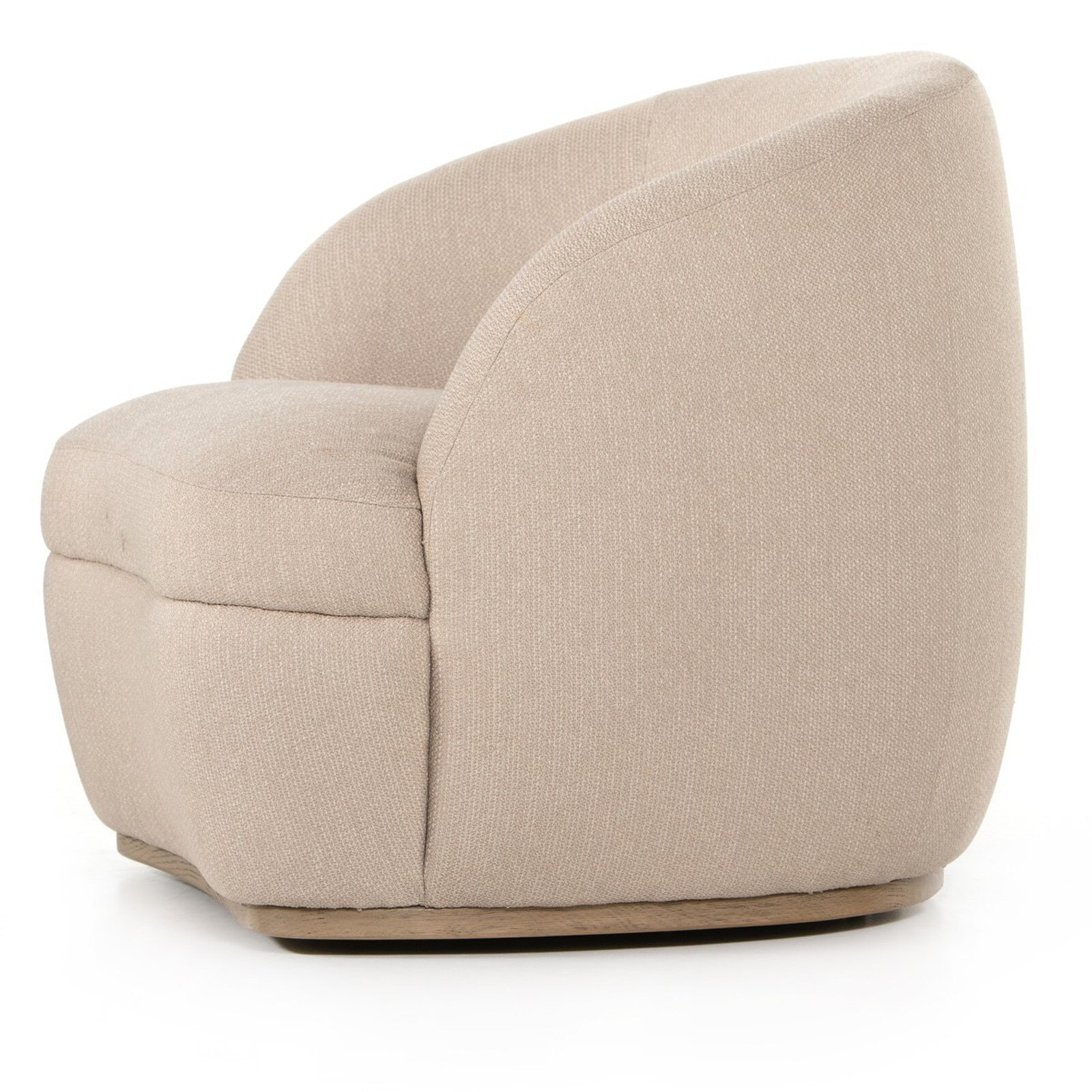 Four Hands Sandie Oak Swivel Chair