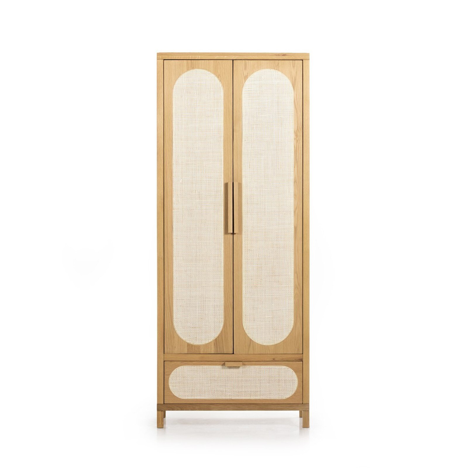 Four Hands Allegra Honey Oak Veneer Display