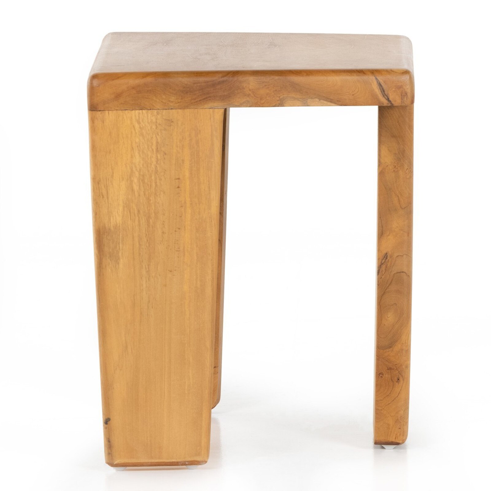Four Hands Sansa Natural Teak Outdoor Accent Stool