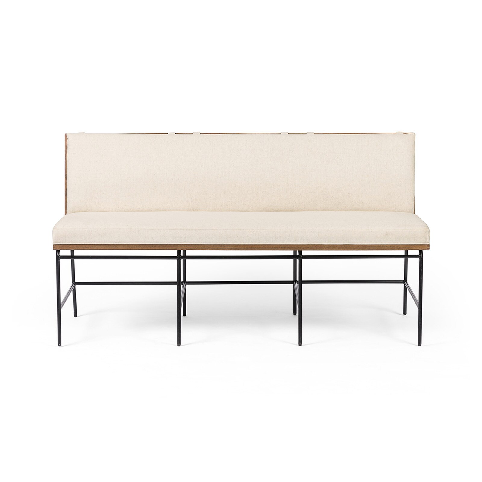 35" Four Hands Crete Savile Flax Oak Dining Bench