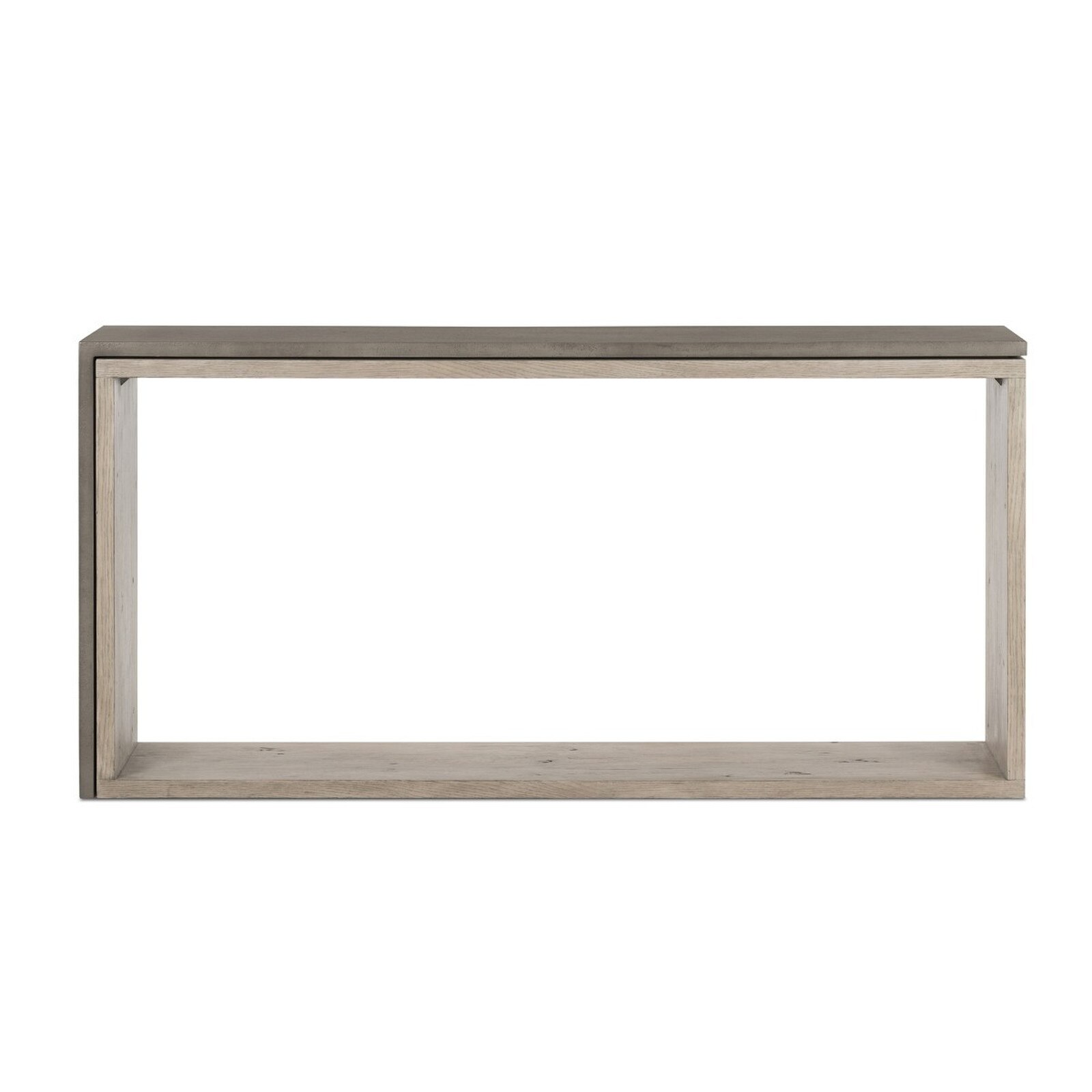 Four Hands Faro Gray Concrete Console Table