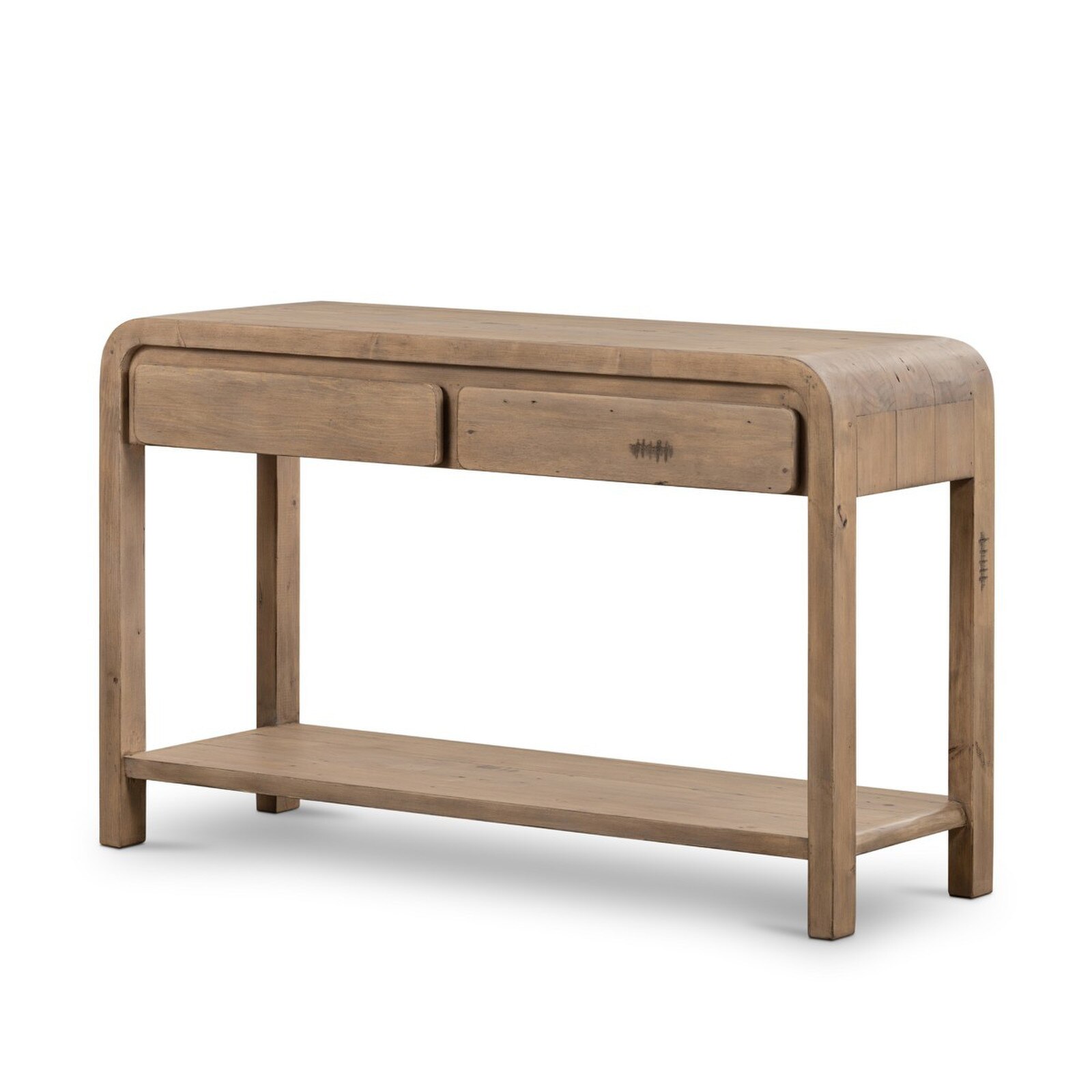 Four Hands Everson Scrubbed Teak Console Table