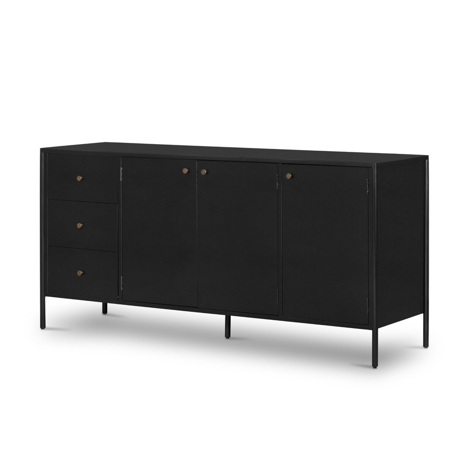 Four Hands Soto Black Iron Sideboard