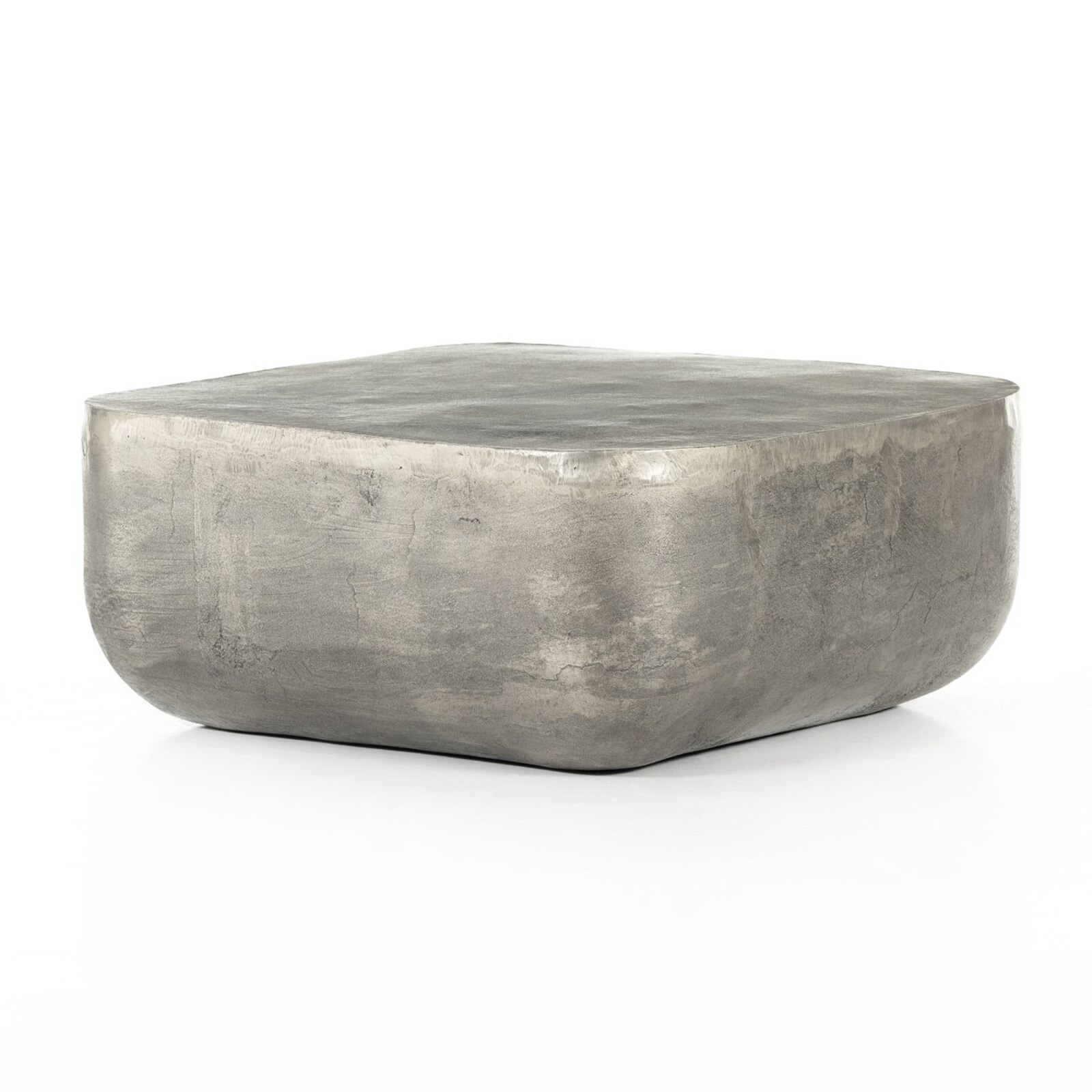 Four Hands Basil Aluminum Square Outdoor Coffee Table 1