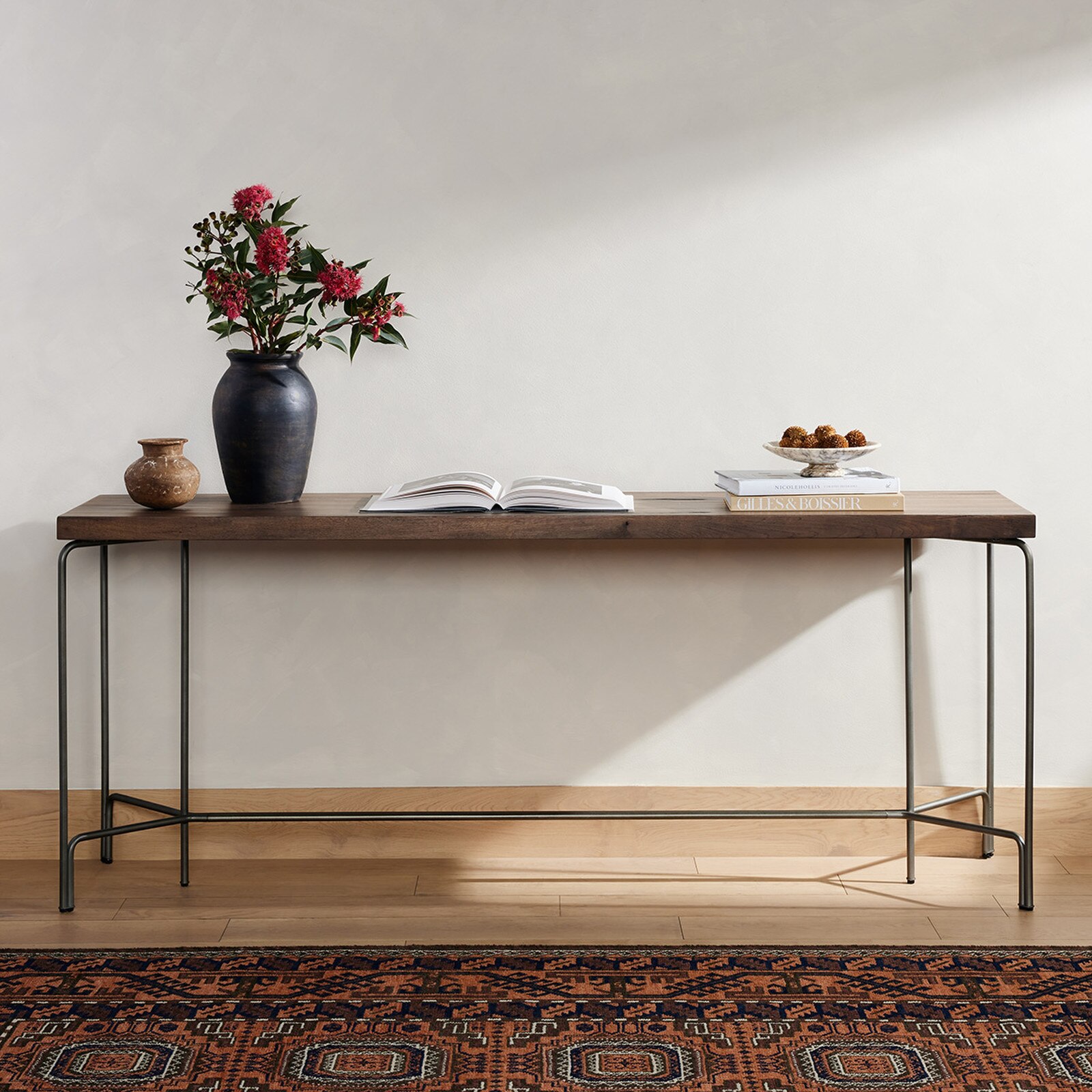 32" Four Hands Marion Iron Console Table