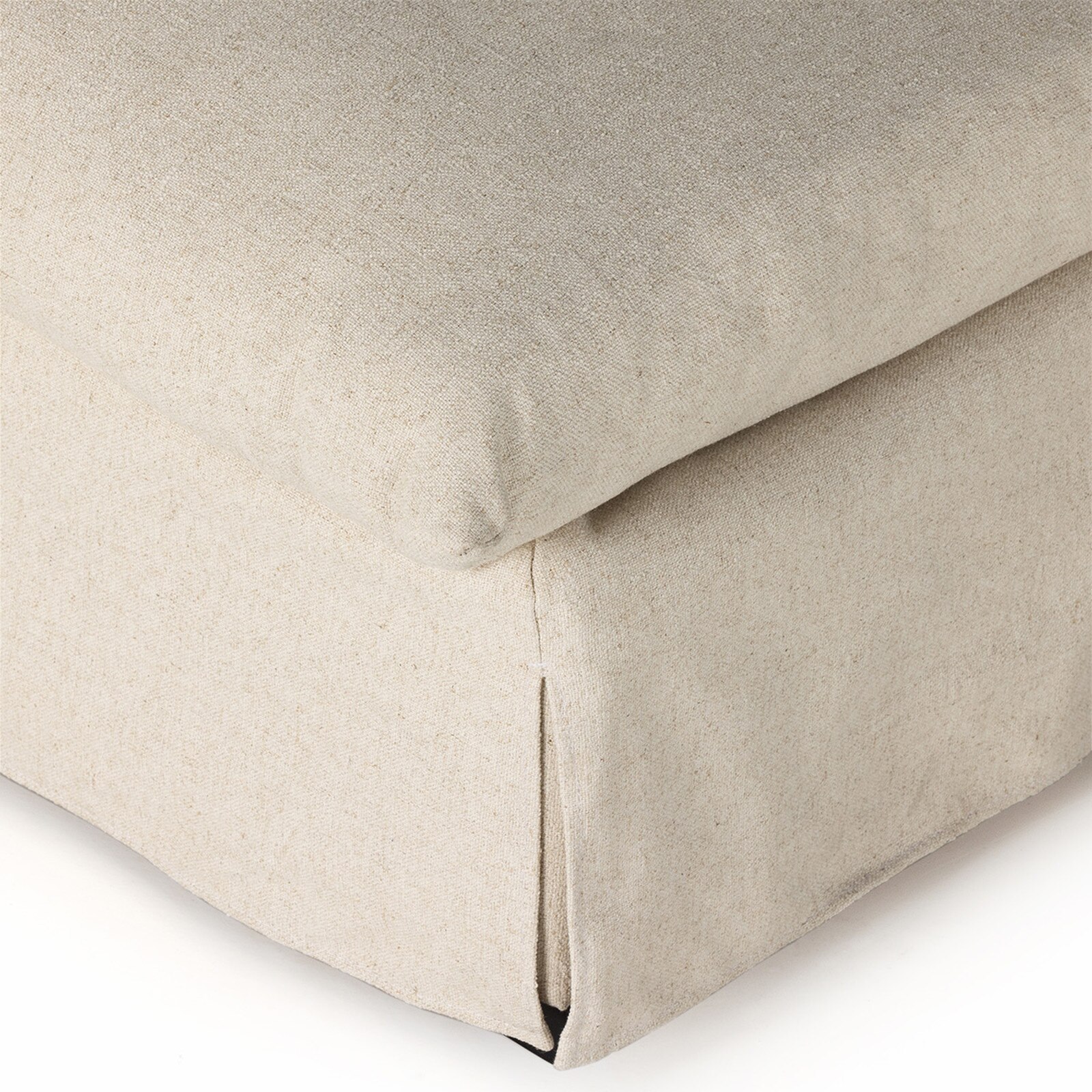 Four Hands Grant Natural Solid Banak Slipcover Sofa