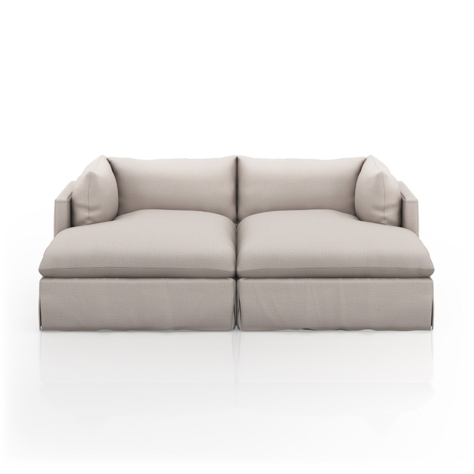 Four Hands Habitat Double Chaise Sectional 3