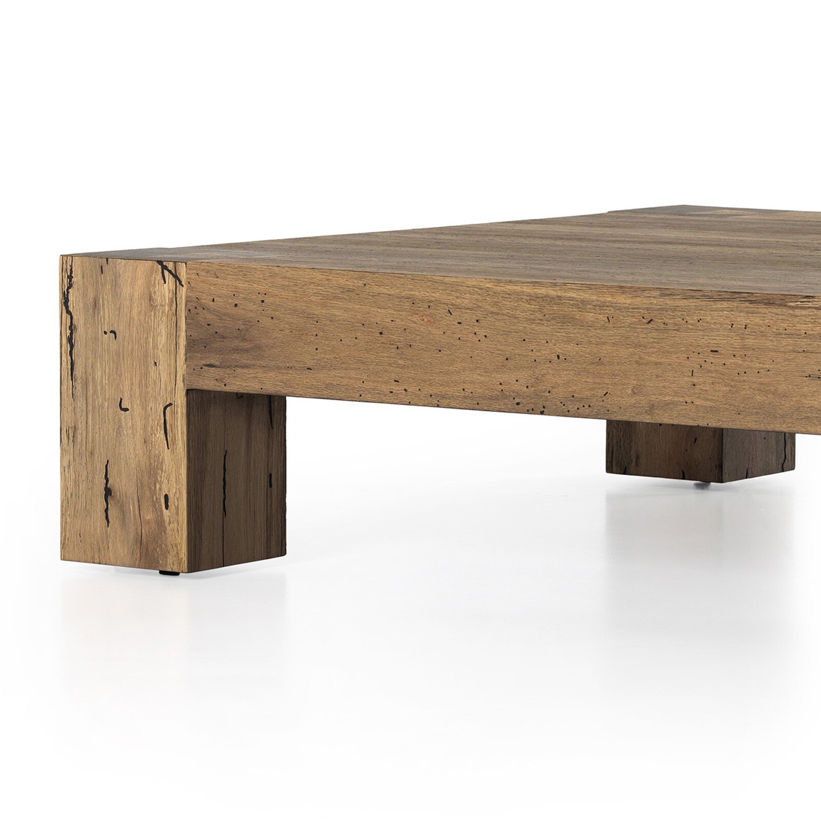 15" Four Hands Abaso Rustic Wormwood Oak Coffee Table