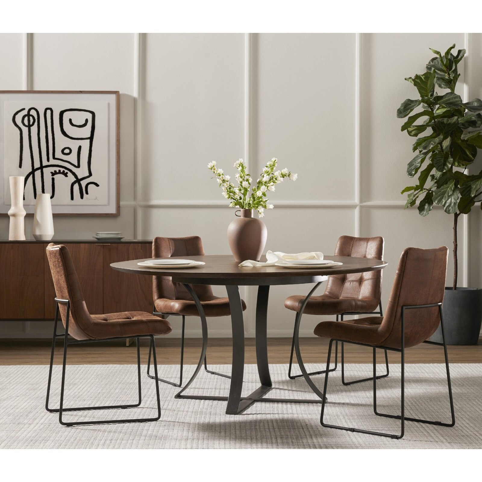 Four Hands Camille Iron Dining Chair
