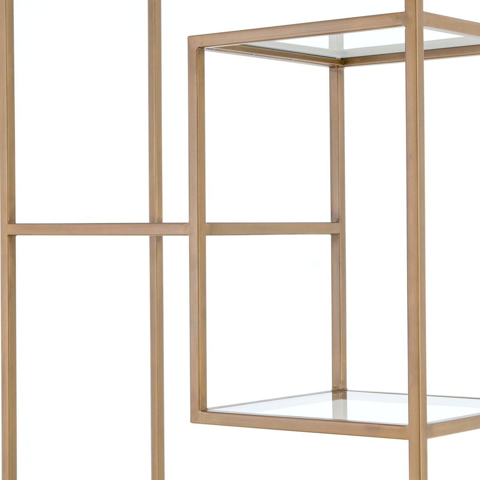 Four Hands Helena Brass Bookcase