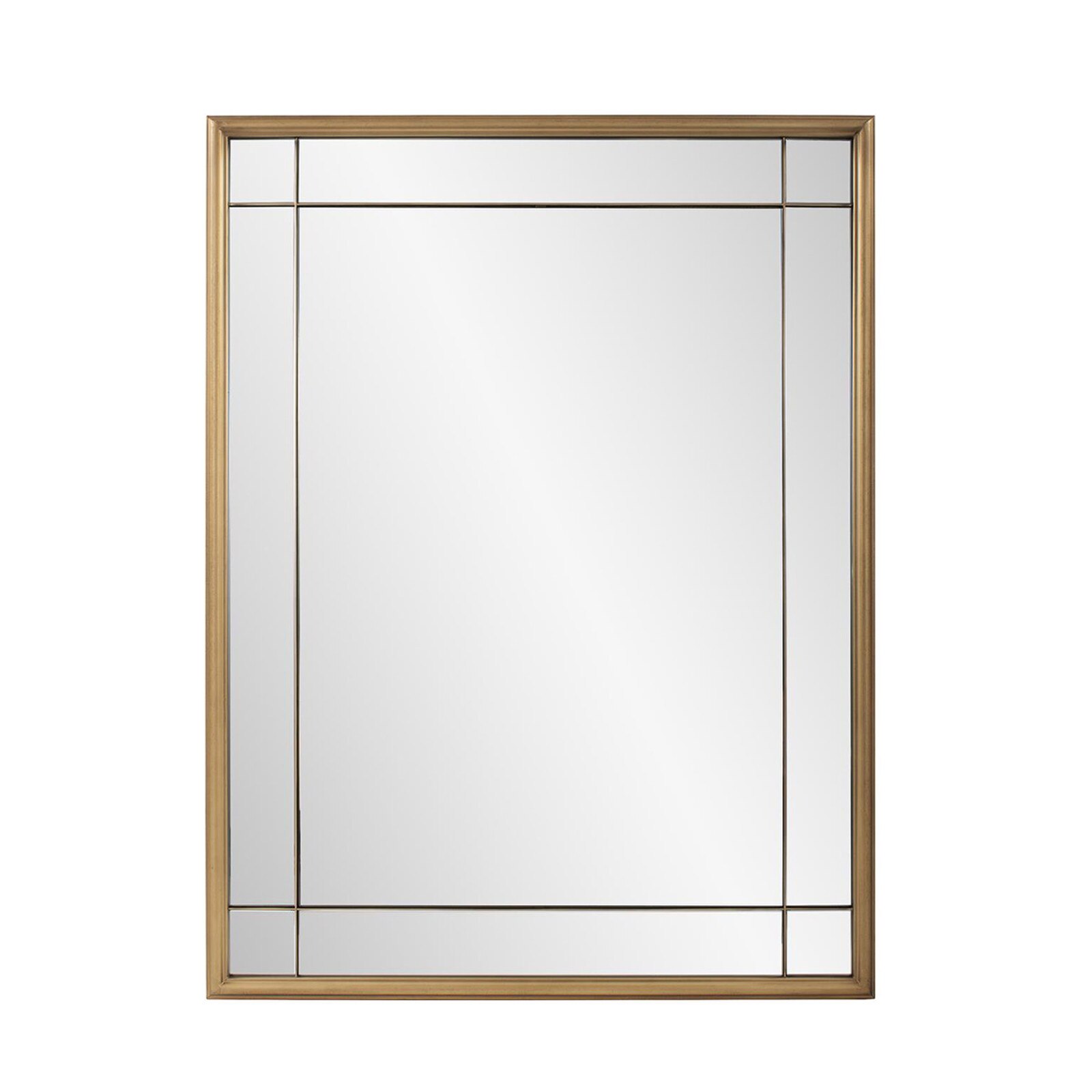 Howard Elliott Chiverny French Panel Large Metal Wall Mirror