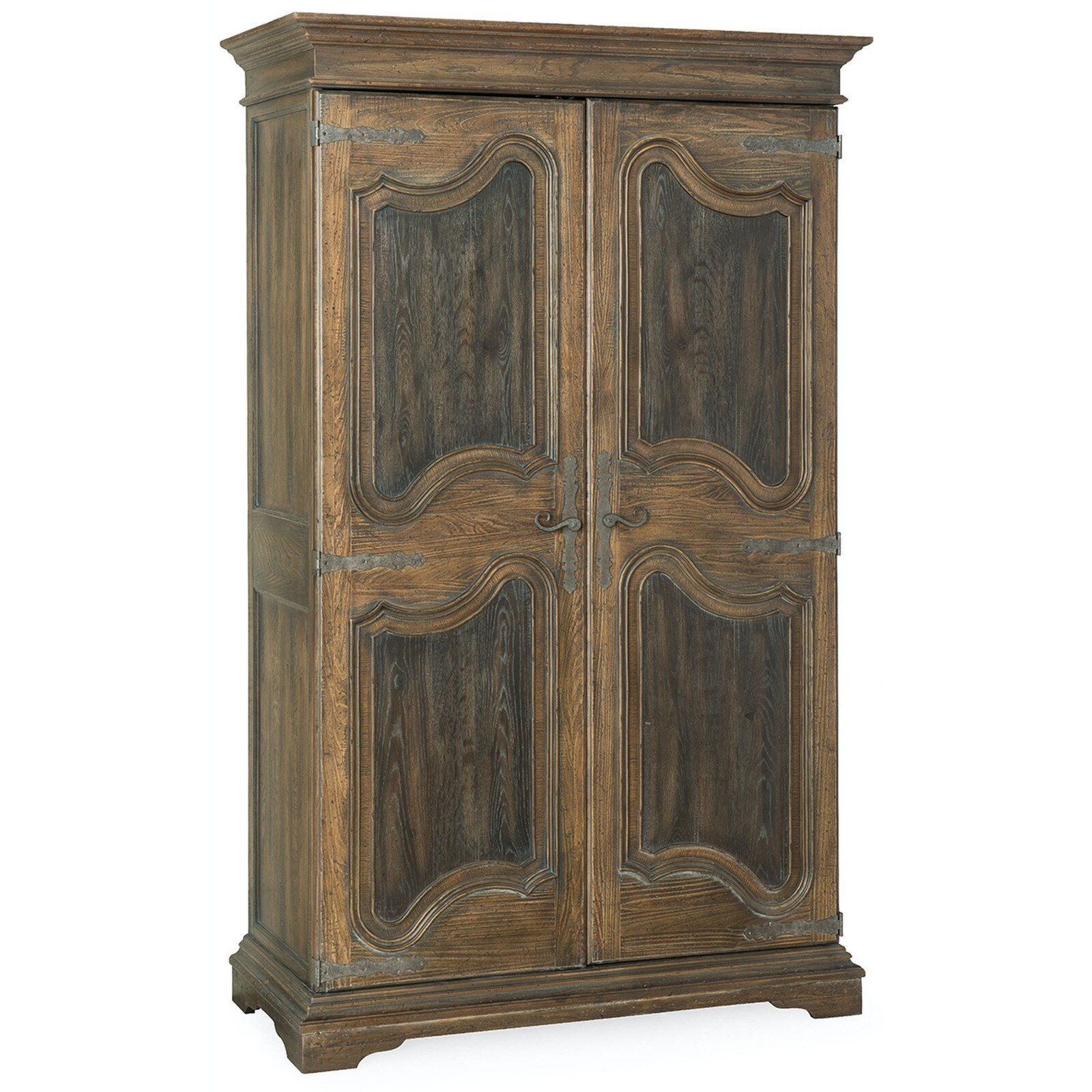 Hooker Furniture Lakehills Oak Veneer Wardrobe Armoire