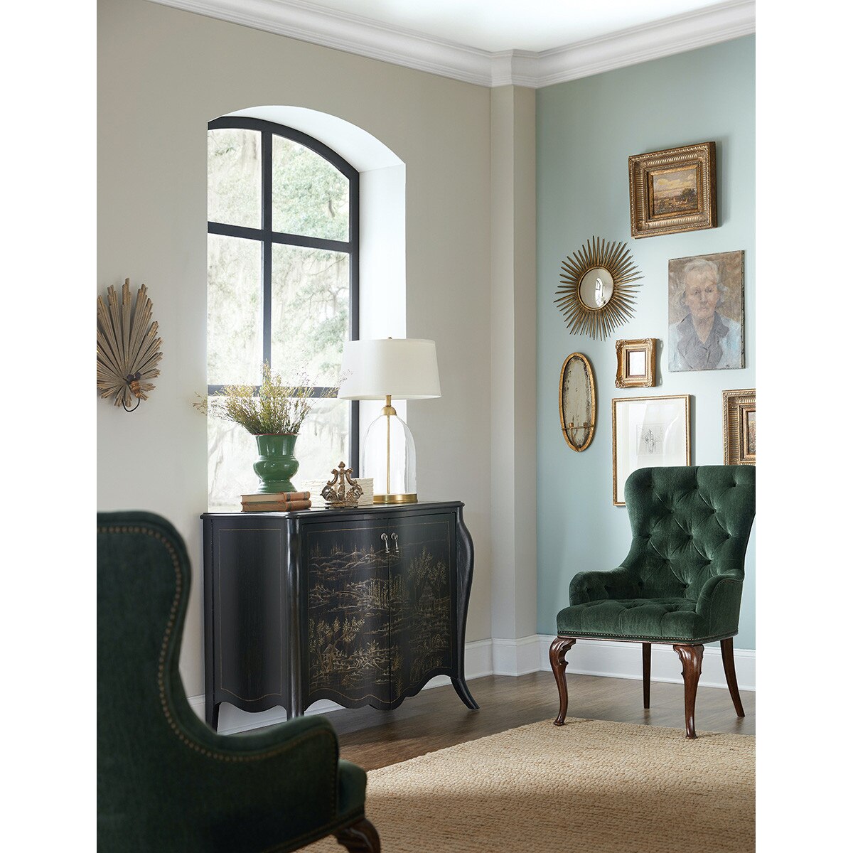 Hooker Furniture HF-6750-75500-37 Charleston Fabric Host Dining Chair ...