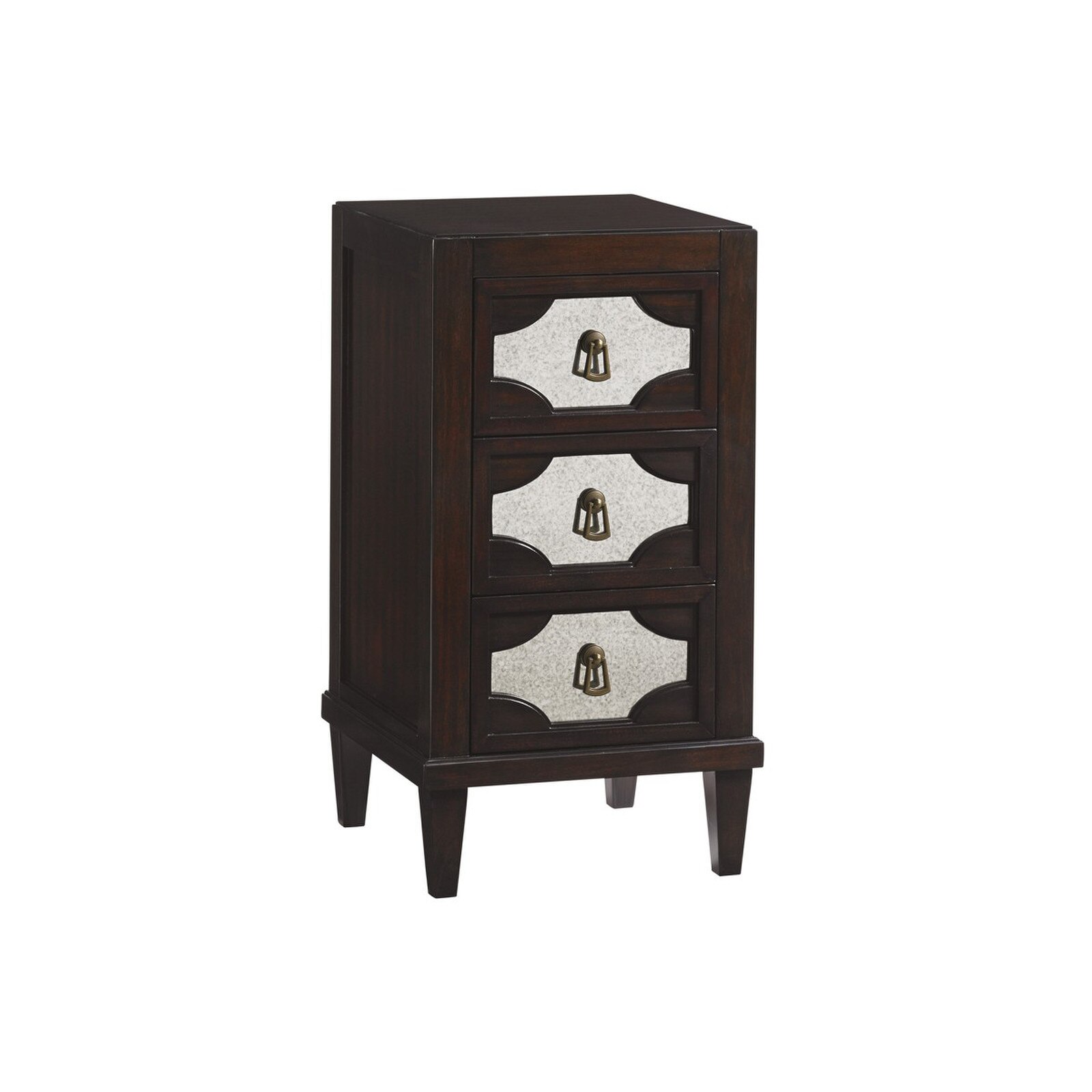 Lexington 3Drawer Lucerne Mirrored Nightstand