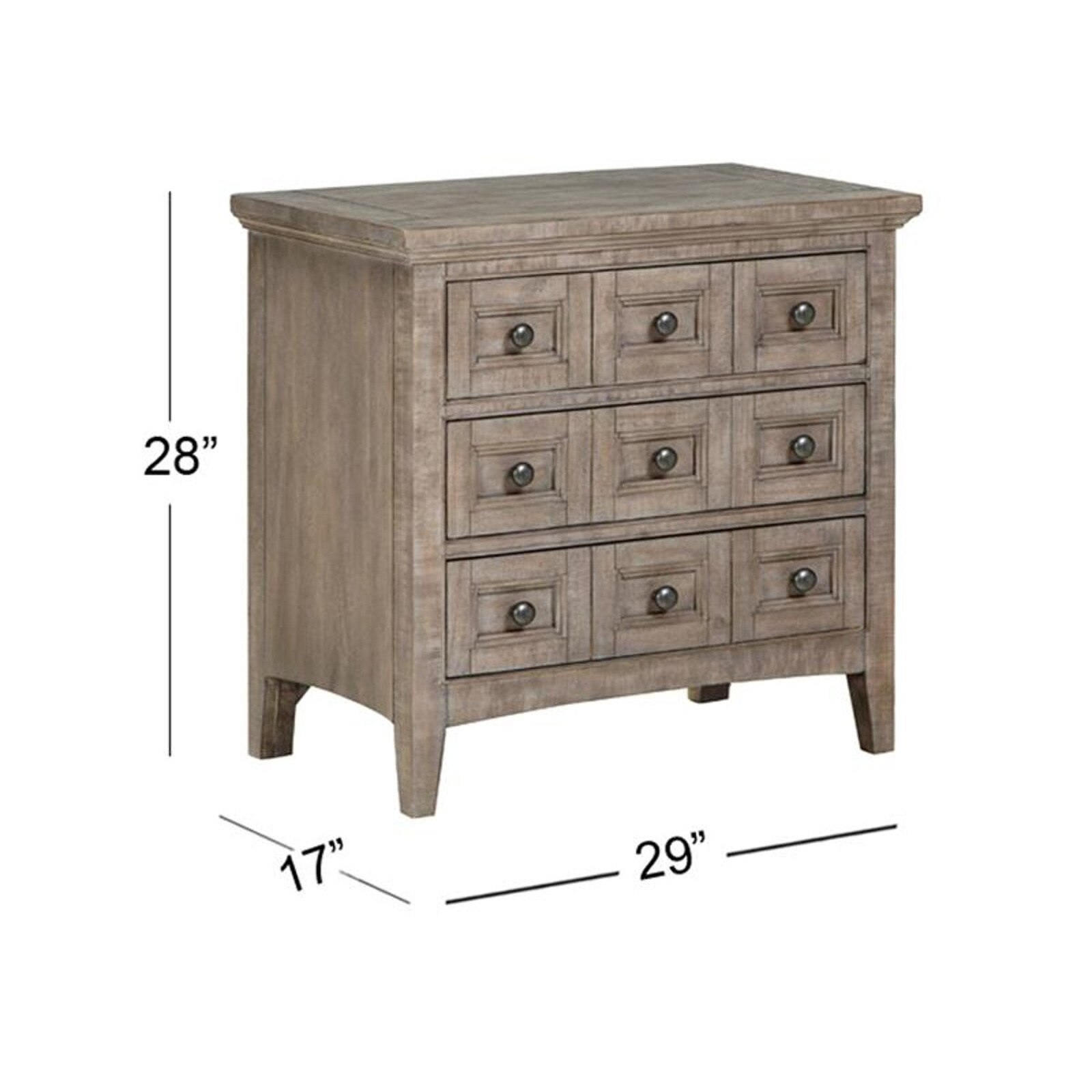 Magnussen 3Drawer Paxton Place Nightstand