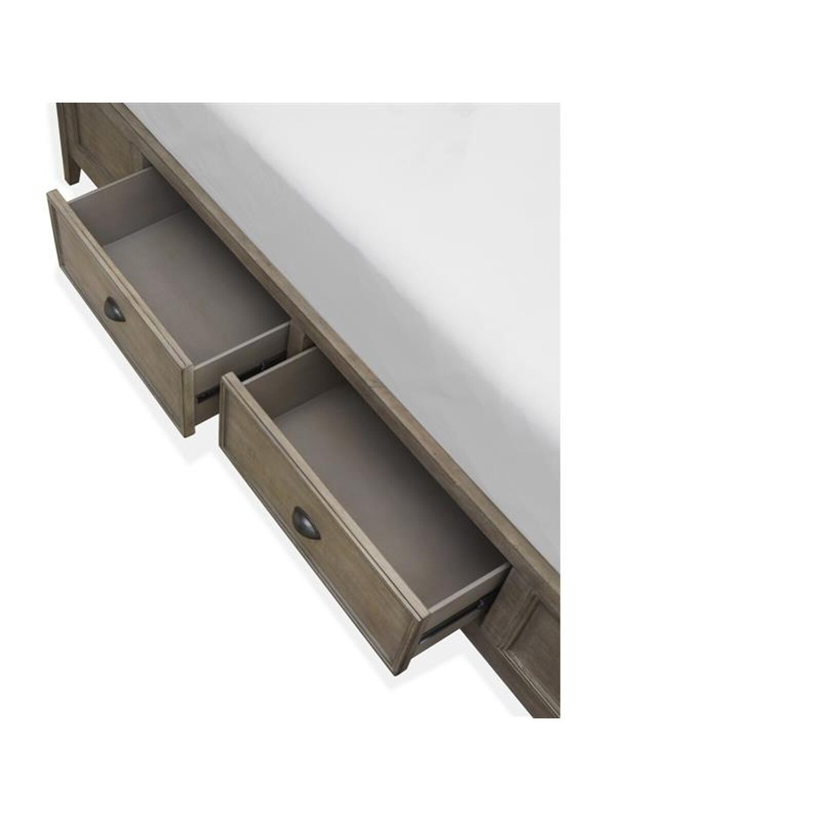 Magnussen Paxton Place Queen Size Panel Bed with Storage Rail