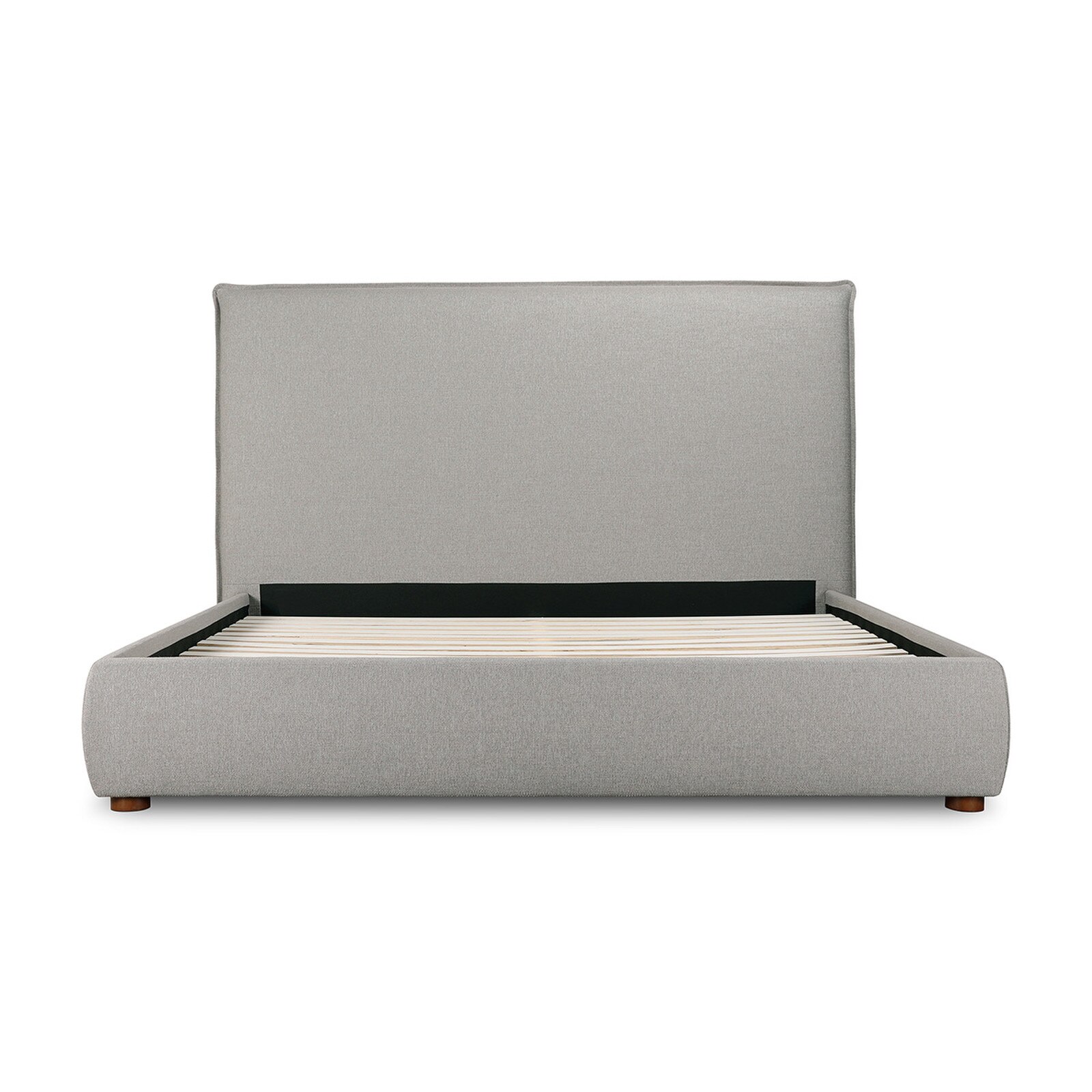 Moe's Home Collection Luzon Graystone Polyester King Size Upholstered