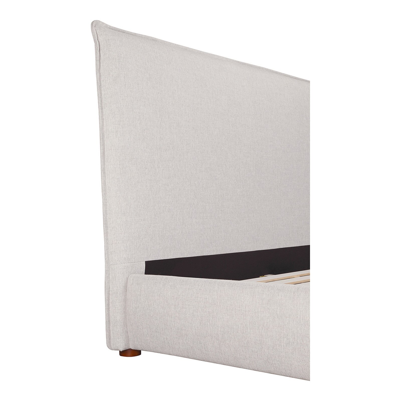 Moe's Home Collection Luzon Polyester King Size Upholstered Bed with