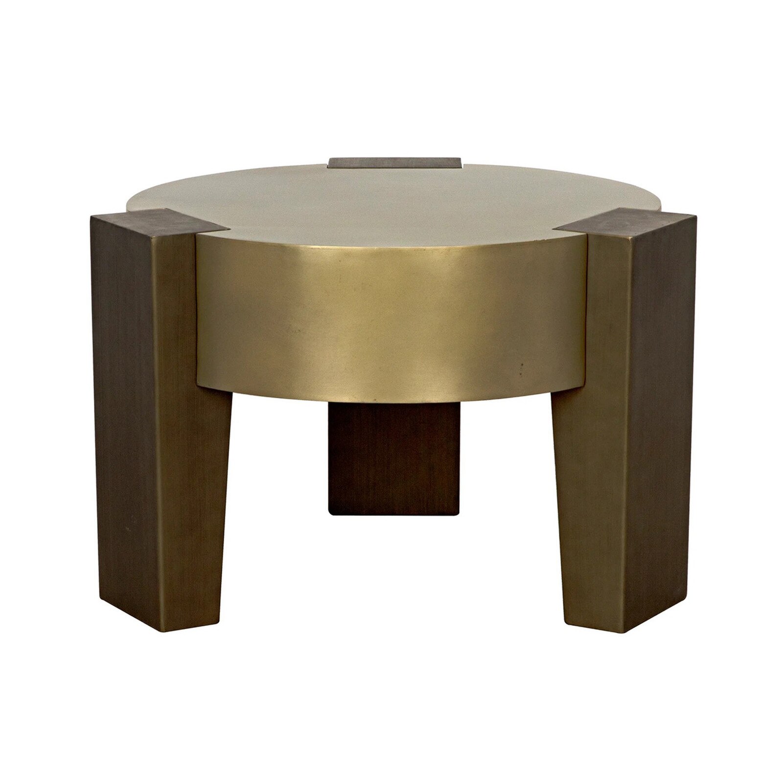 Noir 28" Carrusel Metal Coffee Table