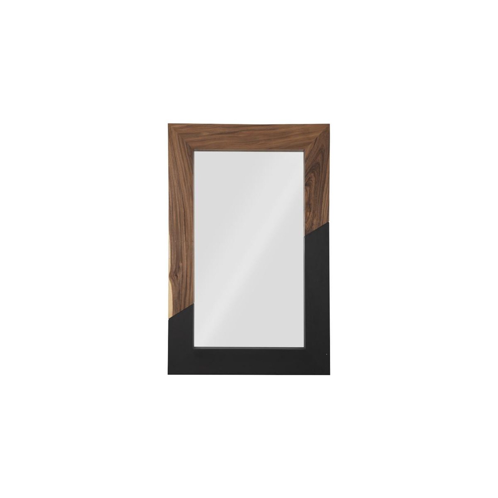 Phillips Collection Geometry Natural Wood Decorative Mirror