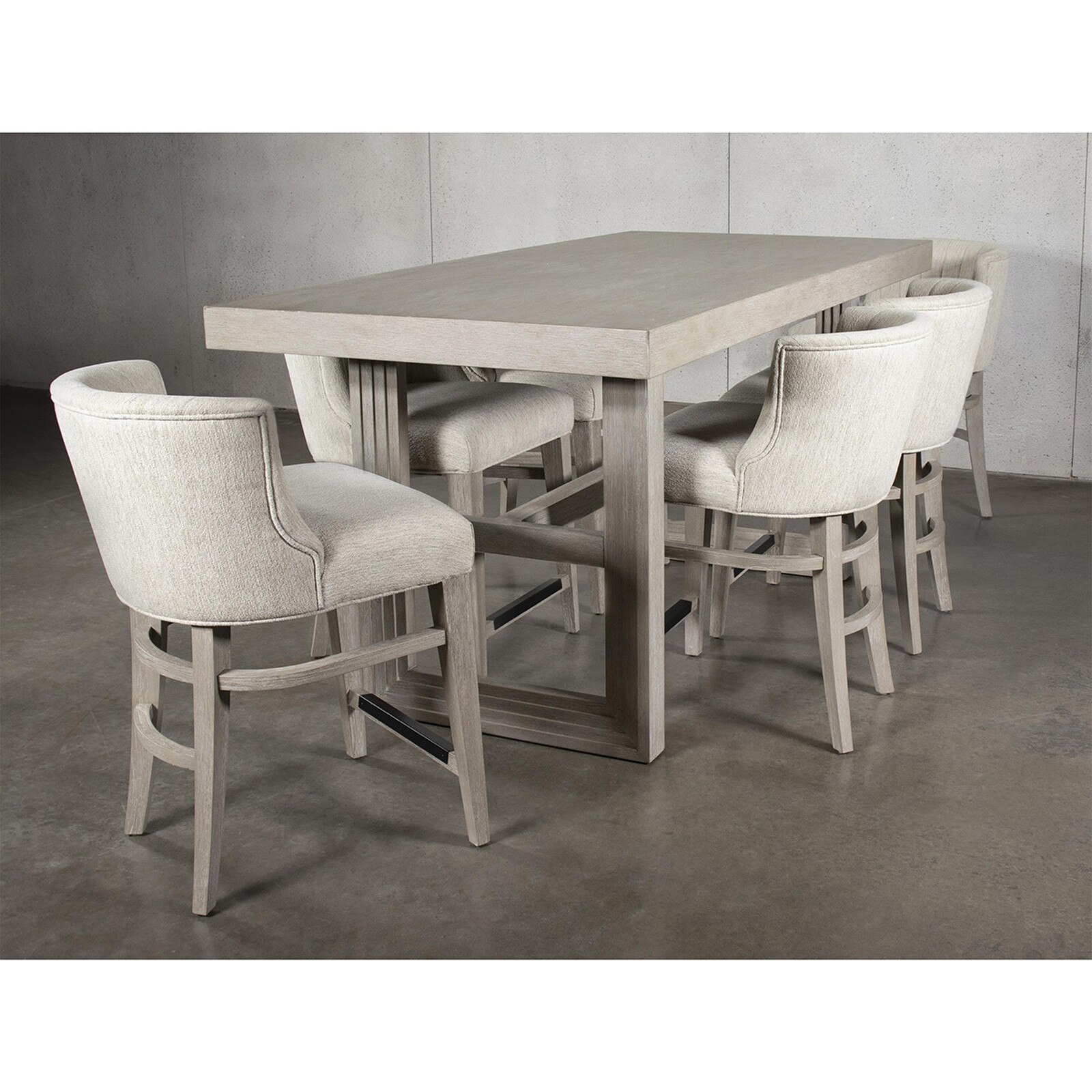 Riverside Cascade Curved Back Upholstered Counter Stool
