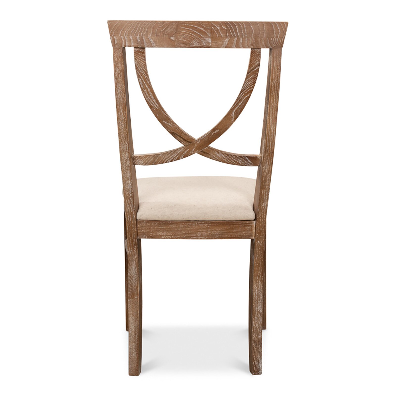 Sarreid 37" White Wash Oak Dining Chair