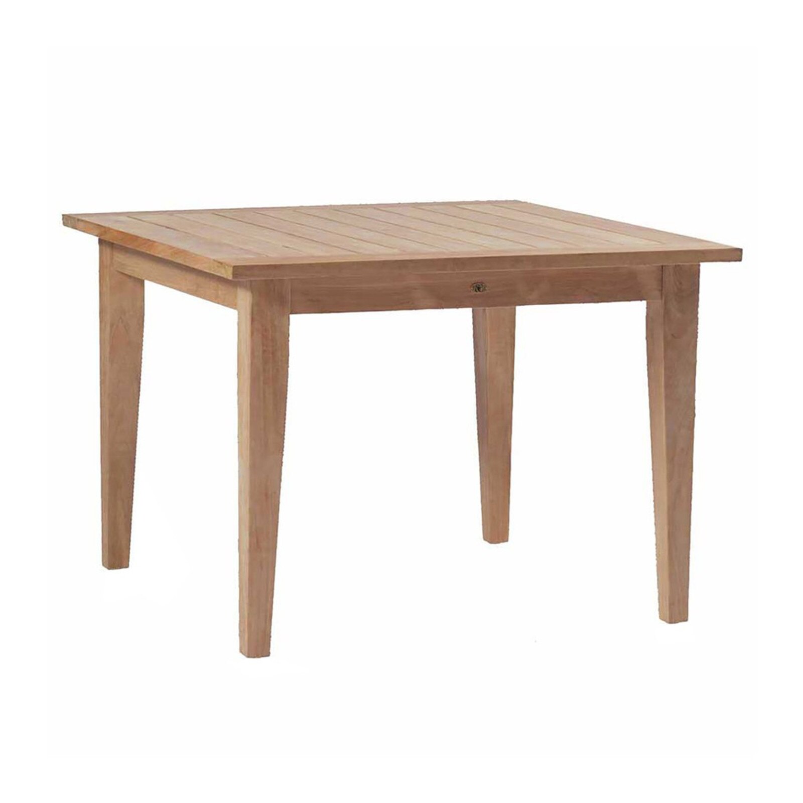 Summer Classics Square Farm Natural Teak Outdoor Dining Table