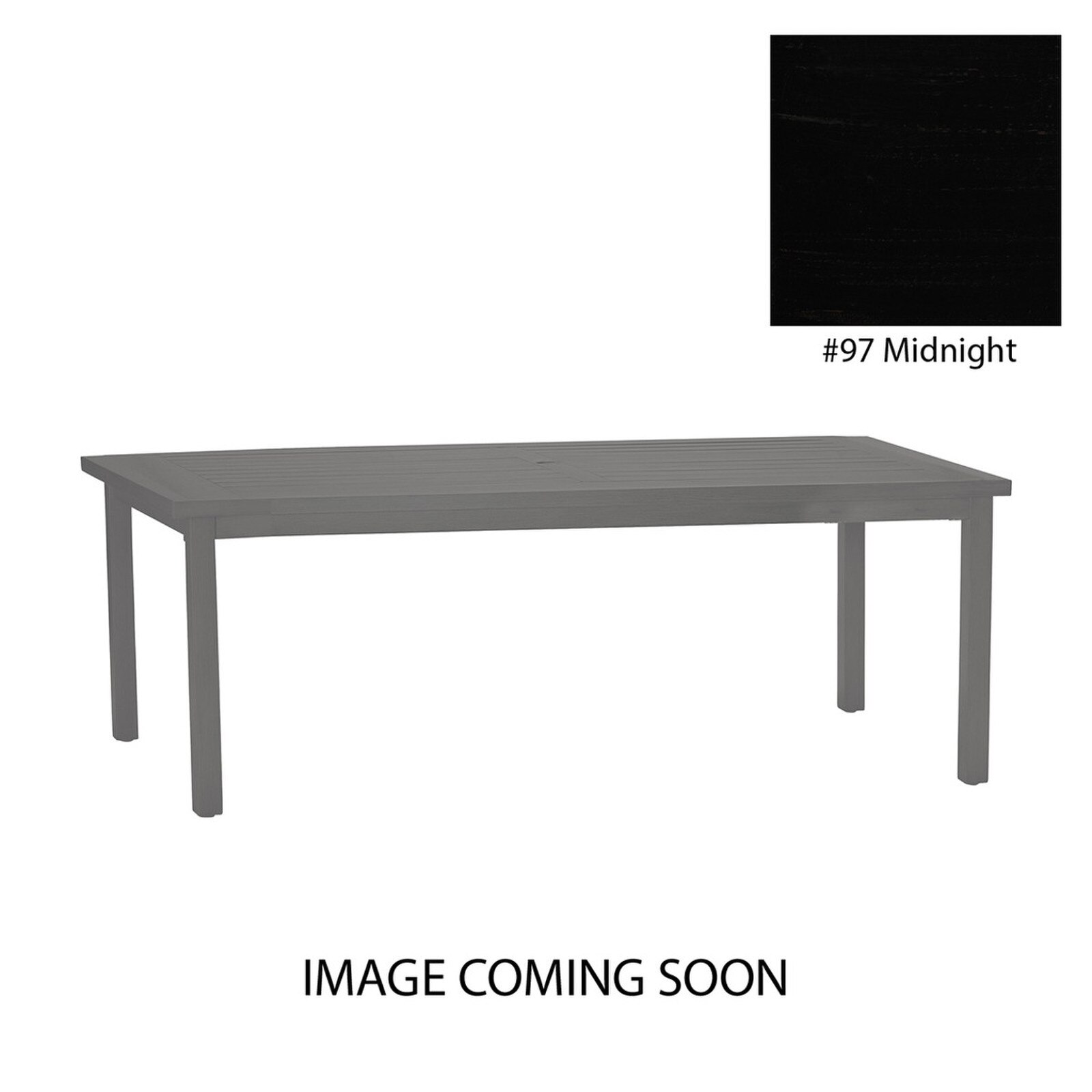 Summer Classics Club Rectangular Midnight Aluminum Dining Table