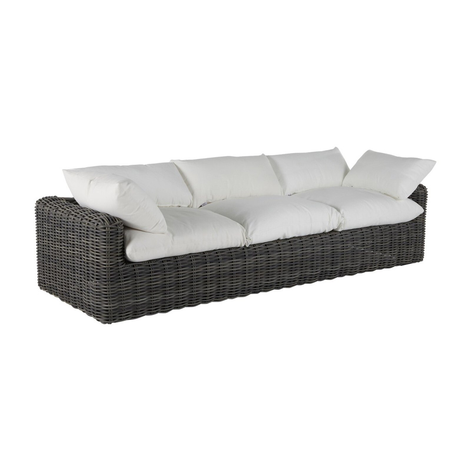 Summer Classics Montecito Woven Slate Gray Outdoor Sofa