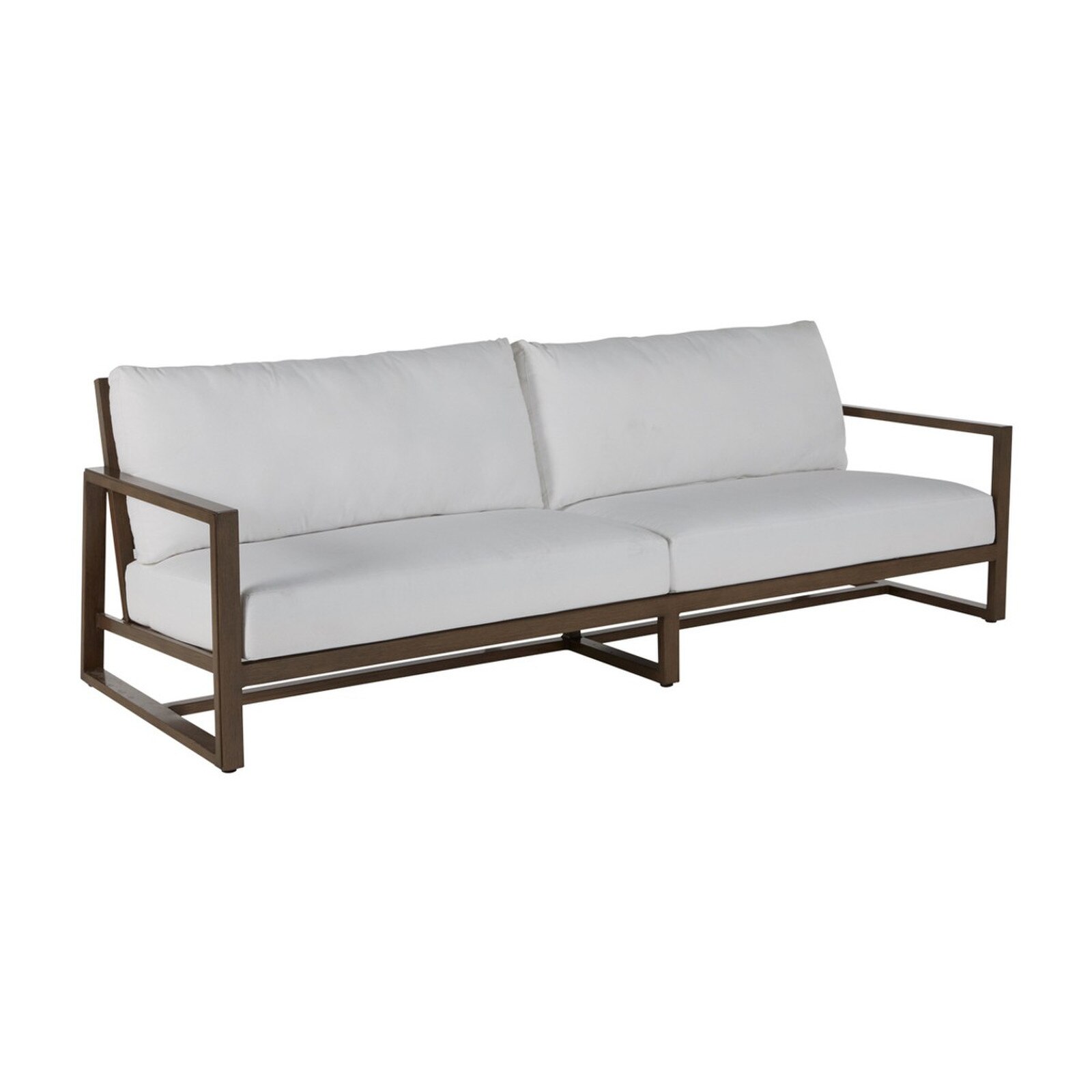 Summer Classics Avondale Oak Aluminum Outdoor Sofa