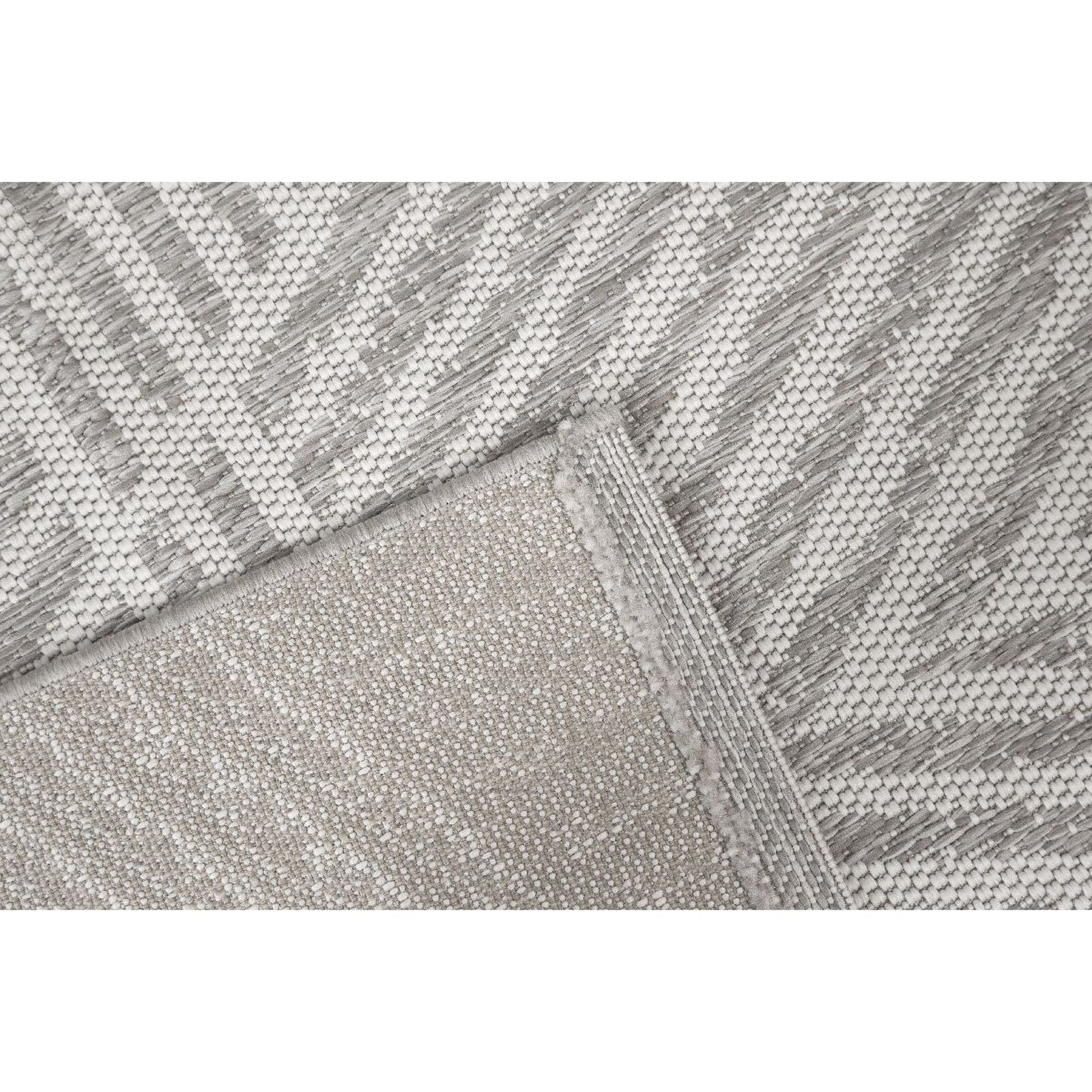 Sams International 120" x 94" Coastal Pyramids Geometric Stone Neutral