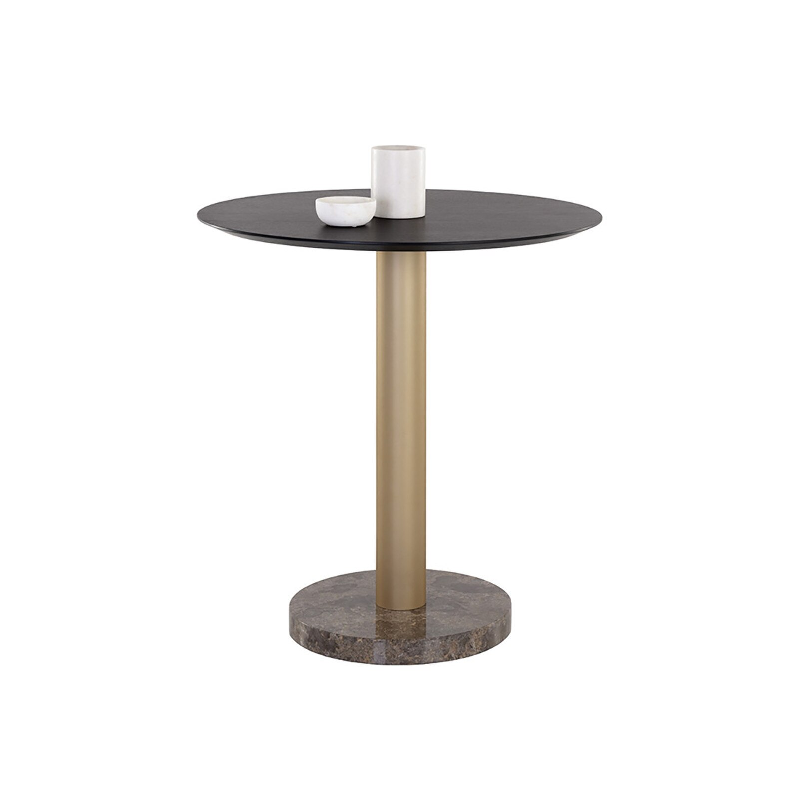 Sunpan 36" Monaco Gray Marble Cocktail Table